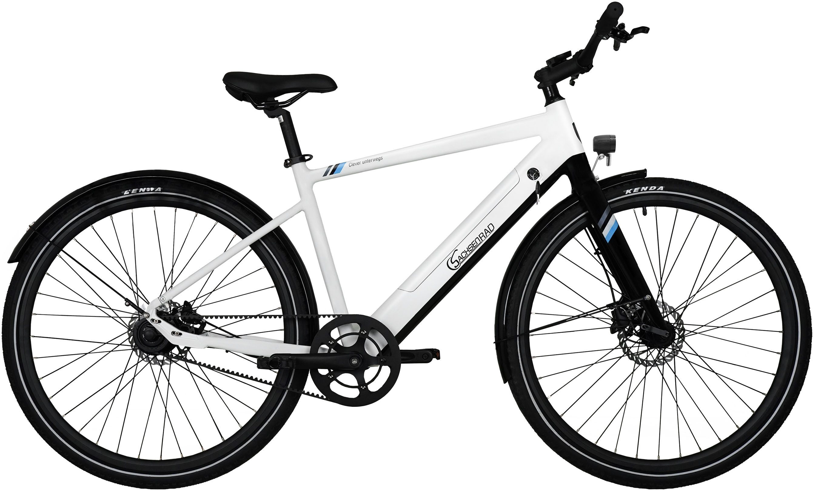 SachsenRad E-Bike Cityrad C3T, 1 Gang Shimano, ohne Schaltung, Heckmotor, 360 Wh, (TFT Farb-LCD-Display, Pedelec), Riemenantrieb, Nur 18 kg (ohne Gepäckträger und Schutzbleche)