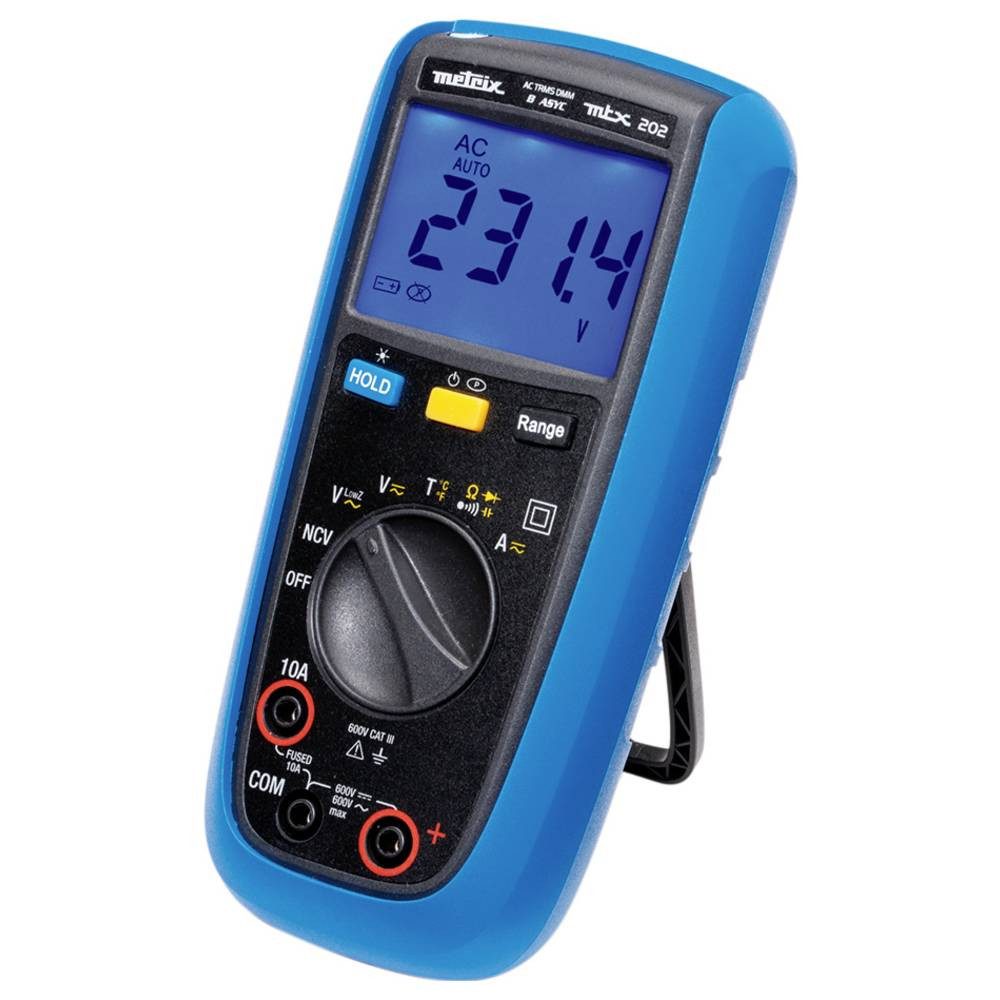 cemon Multimeter Digitalmultimeter MTX202-Z, Spritzwassergeschützt (IP54)