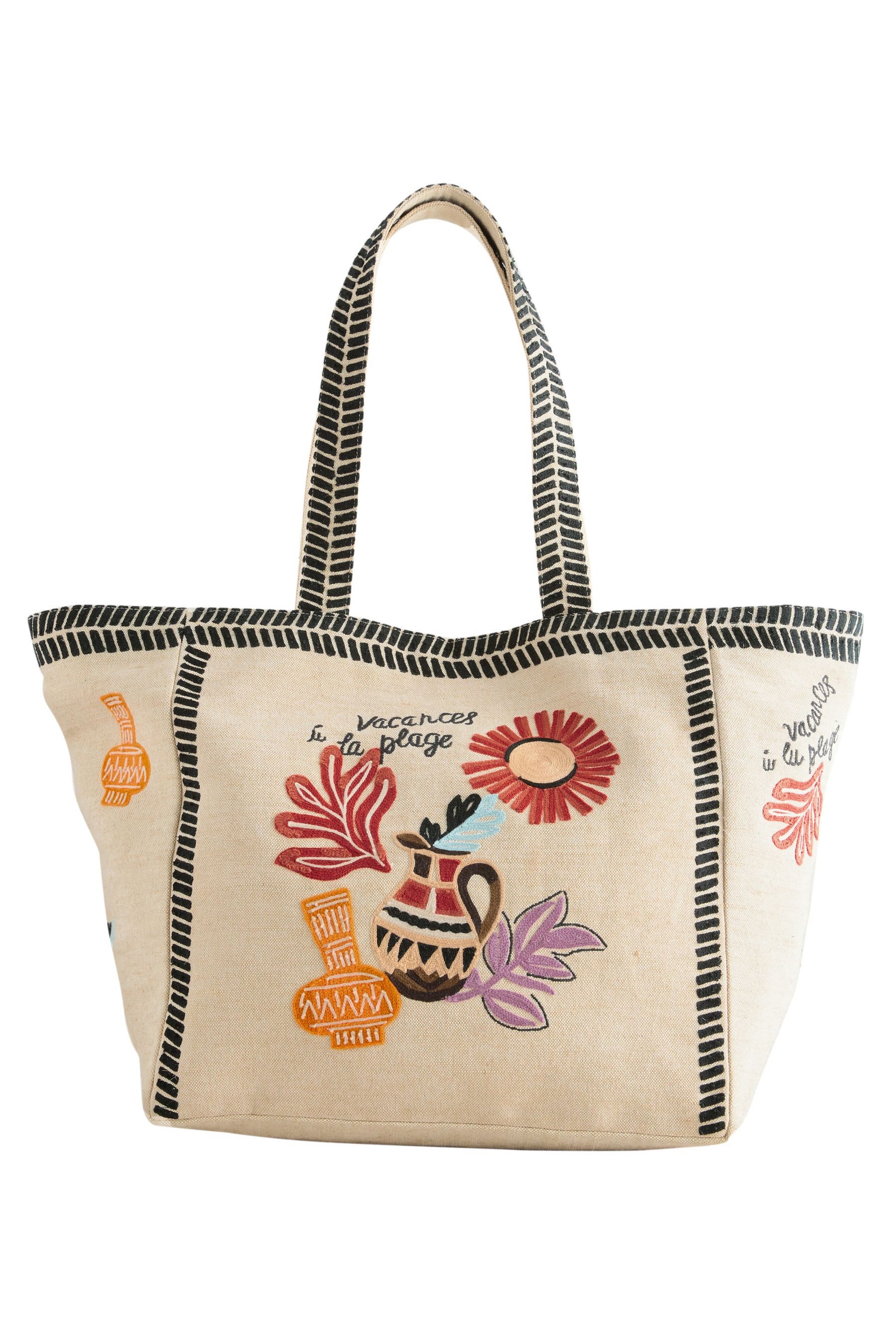 Next Schultertasche Schultertasche mit Stickerei (1-tlg)