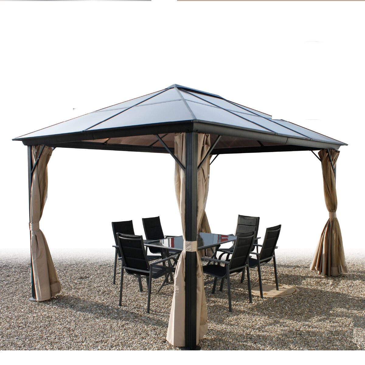 Mojawo Partyzelt XXL Garten Pavillon Alu günstig online kaufen