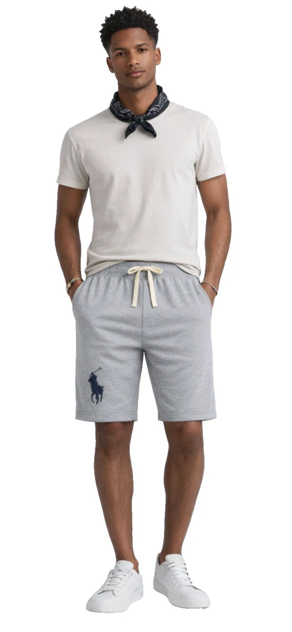 Polo Ralph Lauren Sweatshorts Herren Big Pony Bermuda Mesh Bermuda Shorts Sofortige Authentifizierung über das Ralph Lauren-System