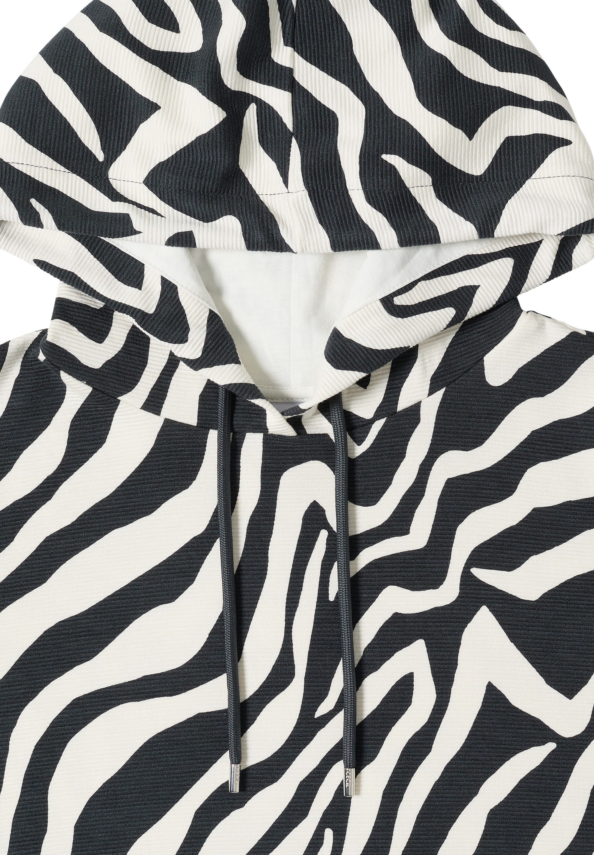 CECIL Kapuzenshirt mit Kapuze mit Tunnelzugband – Bild 5 von 5