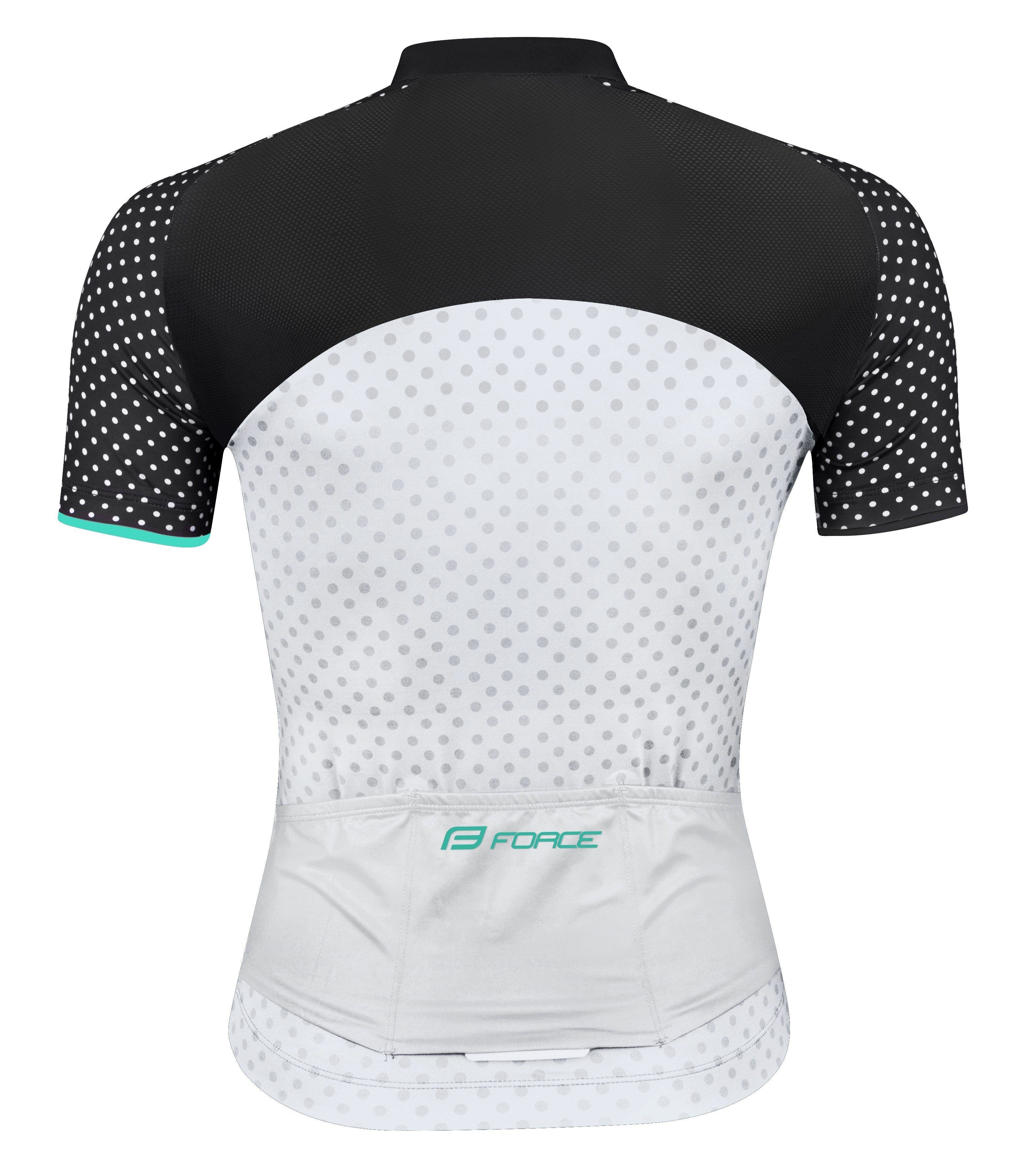 FORCE Radtrikot Jersey Force POINTS Kurzjacke Damen türkis %%% günstig online kaufen
