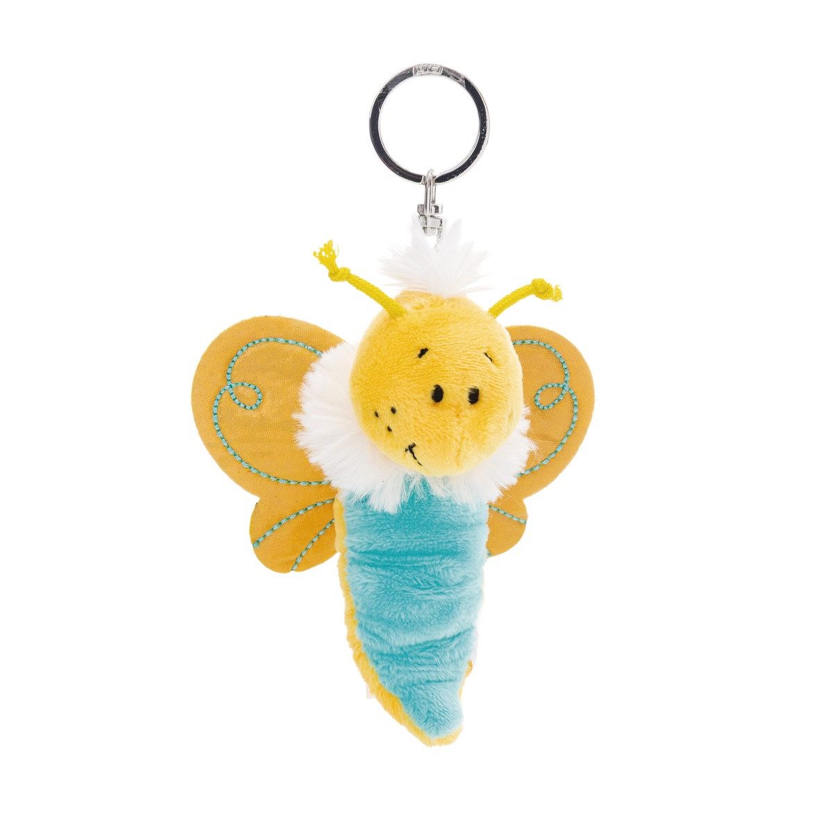 Nici Schlüsselanhänger NICI Schlüsselanhänger Flibbies Schmetterling gelb 10cm Header Karte