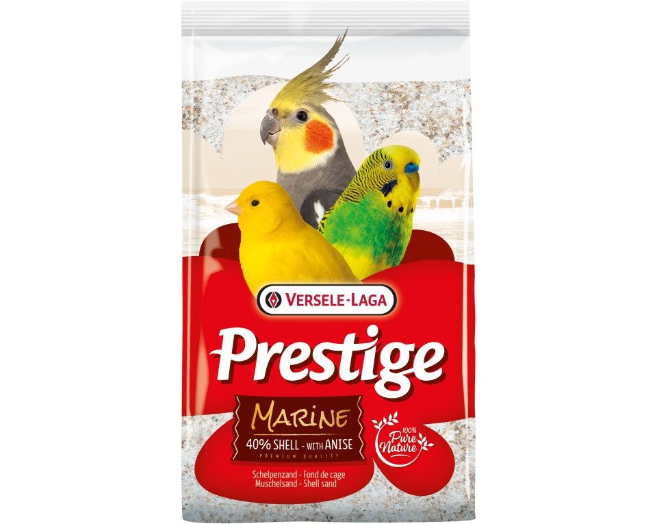 Versele-Laga Vogelkäfig Prestige Muschelsand Marine 5 kg von Versele-Laga