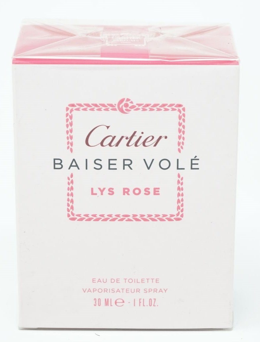 Cartier Cartier ml Toilette de 30 Eau Eau Lys Toilette Rose de Baiser Volé Spray