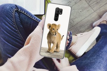 MuchoWow Handyhülle Löwe - Junge - Kinder - Jungen - Tiere - Mädchen, Phone Case, Handyhülle Xiaomi Redmi 9, Silikon, Schutzhülle