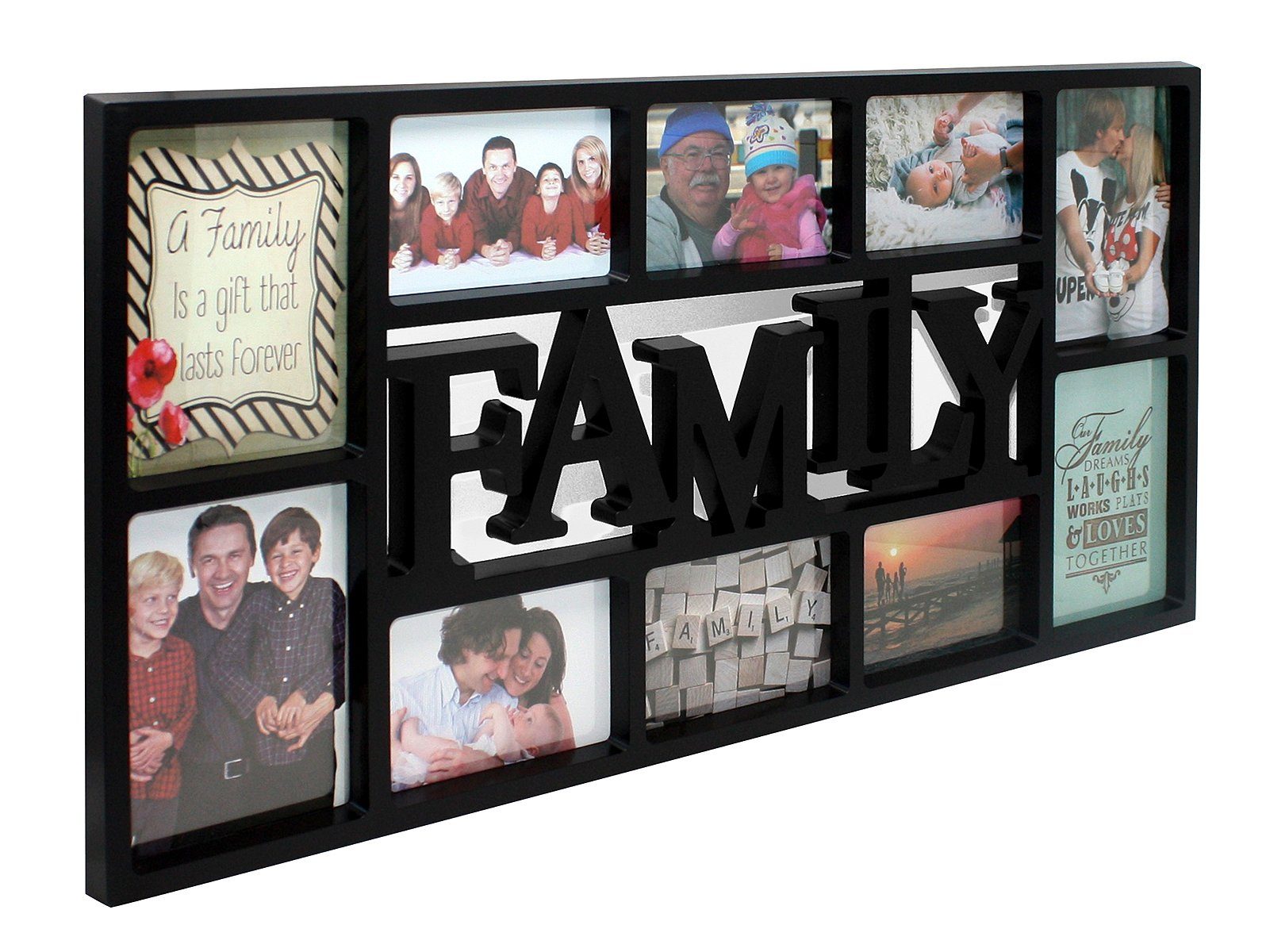 Close Up Bilderrahmen Fotorahmen Family XL schwarz