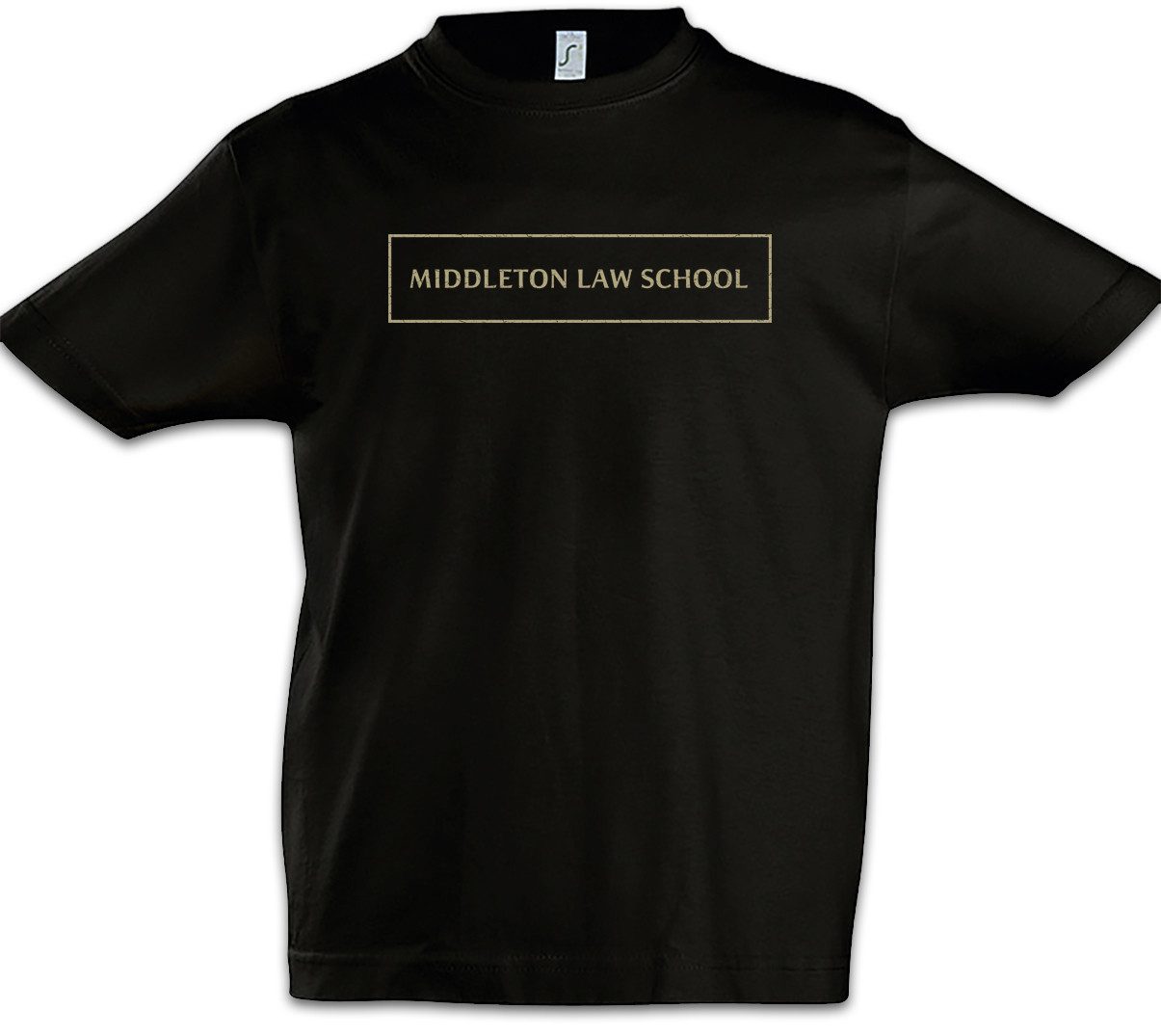 Print-Shirt Middleton Law School Kinder T-Shirt How To Sign Get Away Schild With