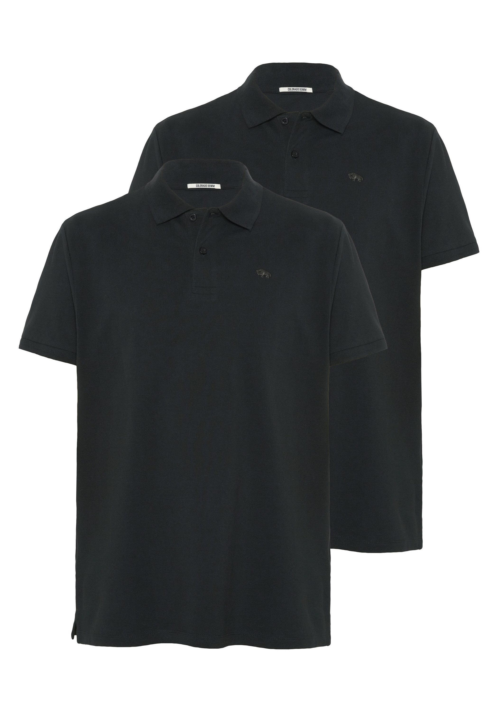COLORADO DENIM Poloshirt im 2er Pack