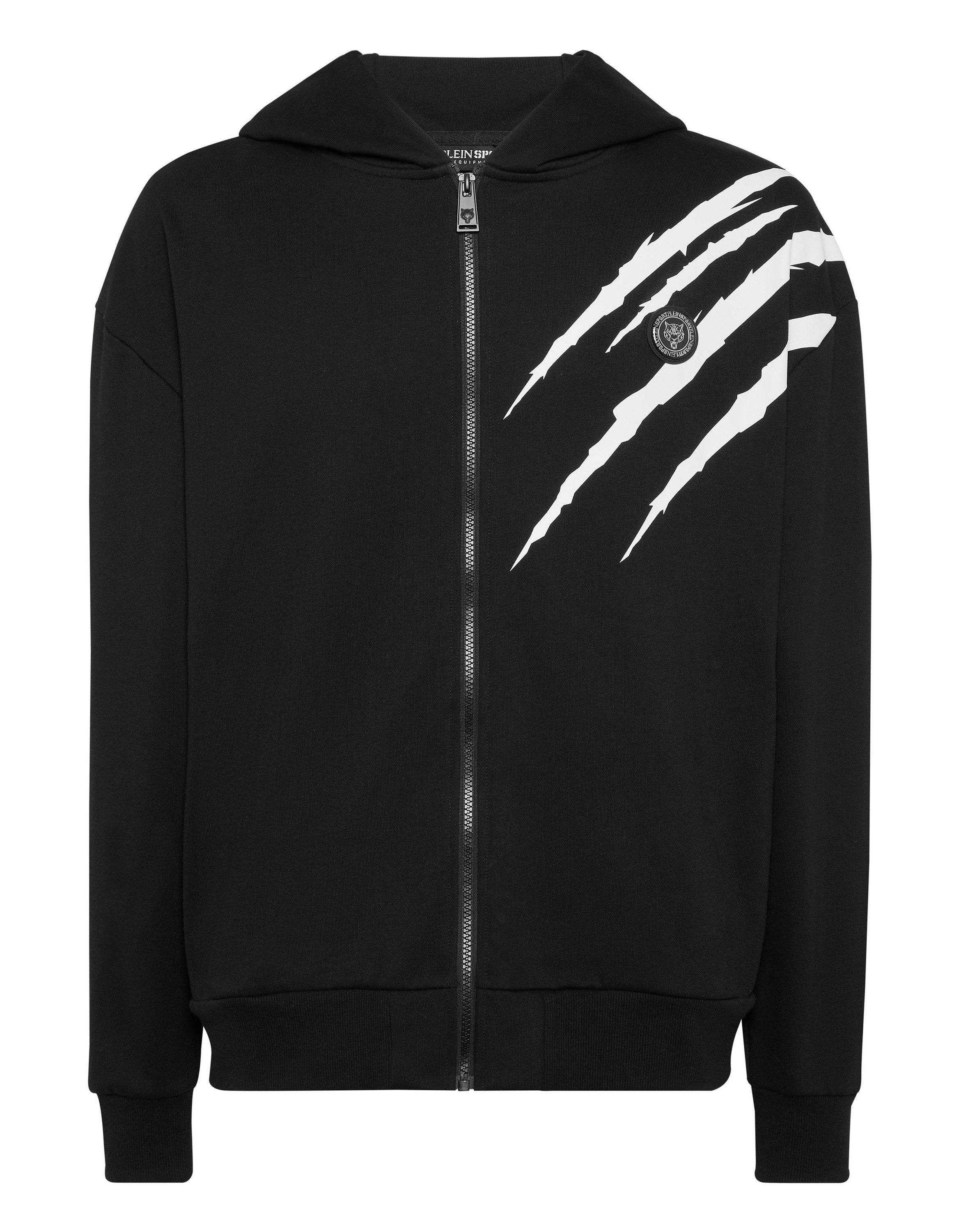 PLEIN SPORT Kapuzensweatjacke Scratch