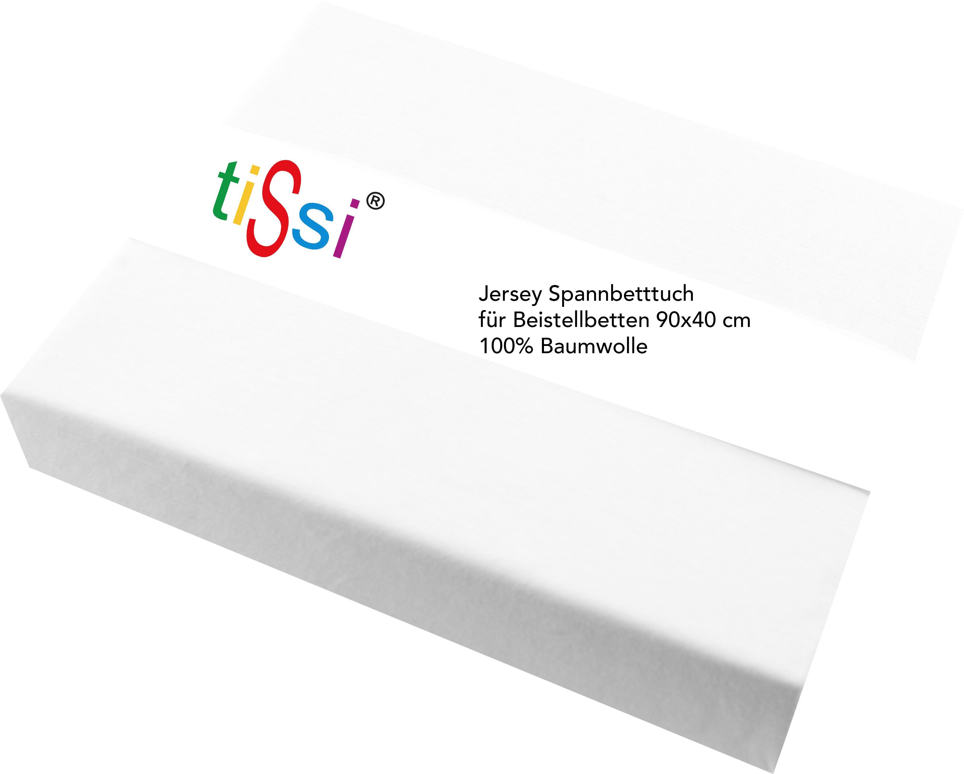 tiSsi® Spannbettlaken Jersey Sophie, Jersey, Gummizug: günstig online kaufen