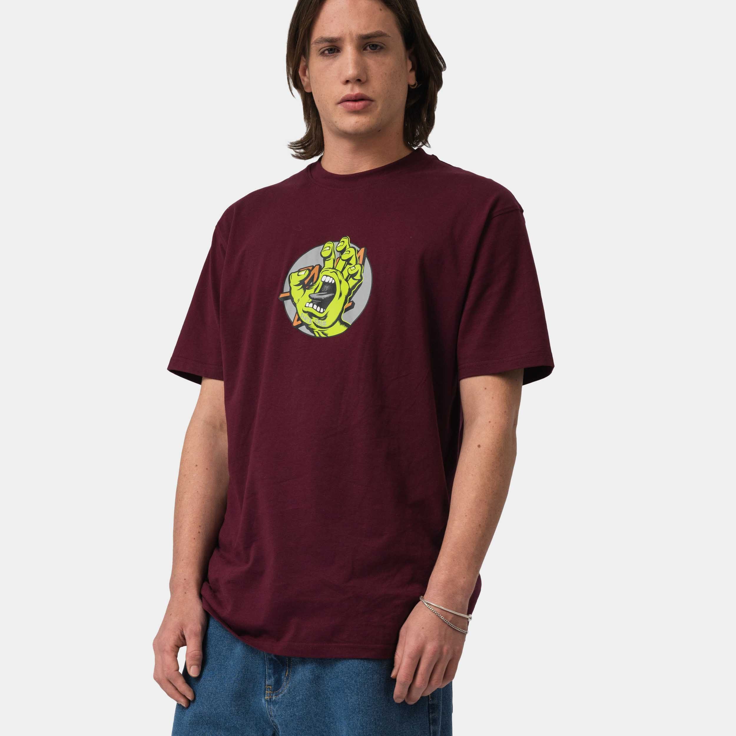 Santa Cruz T-Shirt HAND DOT FRONT T-SHIRT (1-tlg)