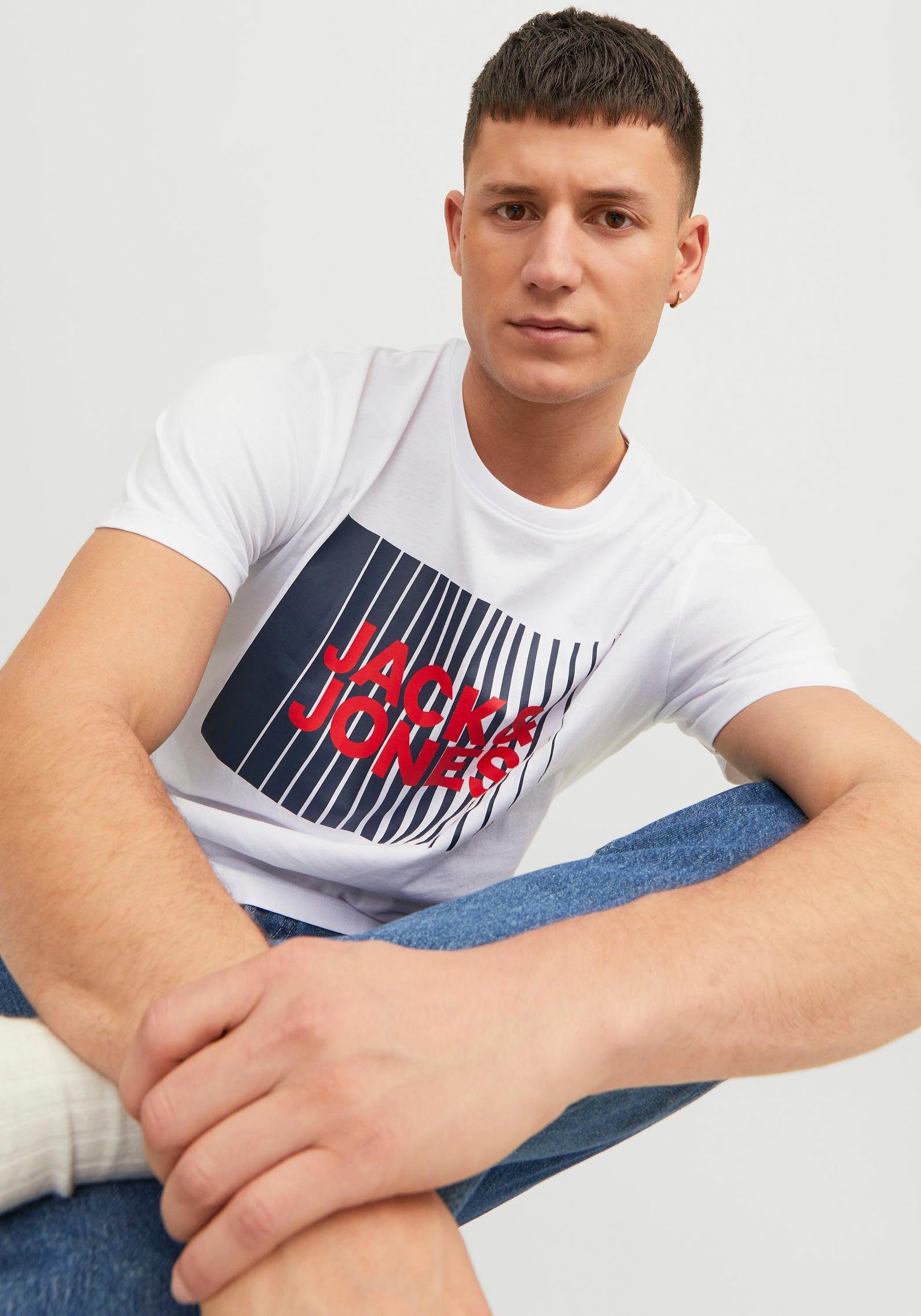 Jack & Jones Rundhalsshirt JJECORP LOGO günstig online kaufen