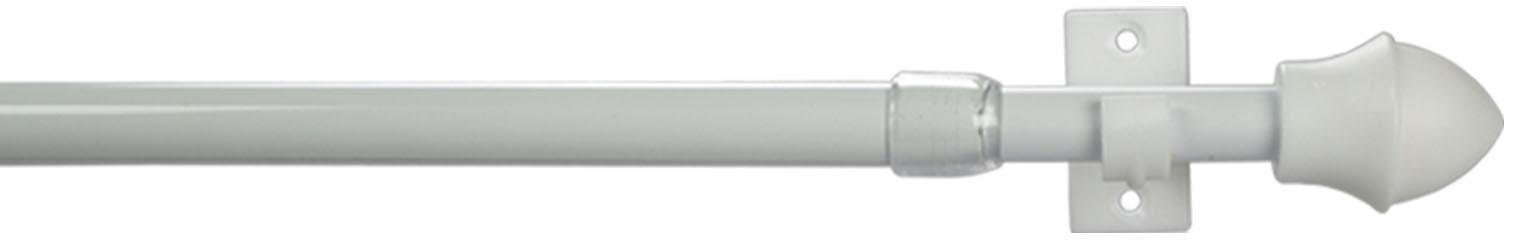 Liedeco Scheibenstange Paradiso, Ø 12 mm, 1-läufig, ausziehbar, ohne Bohren, verschraubt, Kunststoff, Metall