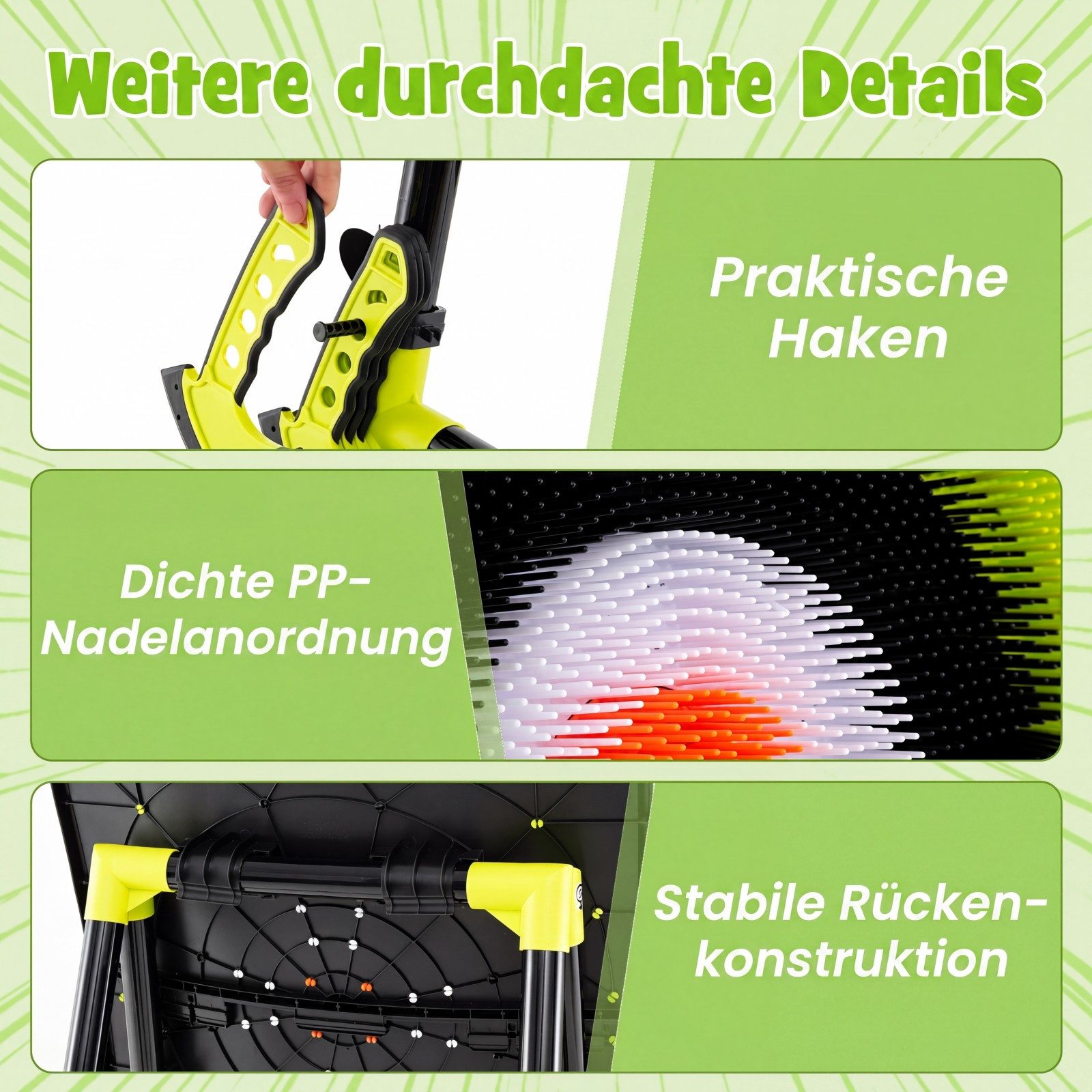 COSTWAY Dartscheibe, 4 in 1 Axt Wurfspiel Set mit Bogen, Zielscheibe, Pfeilen