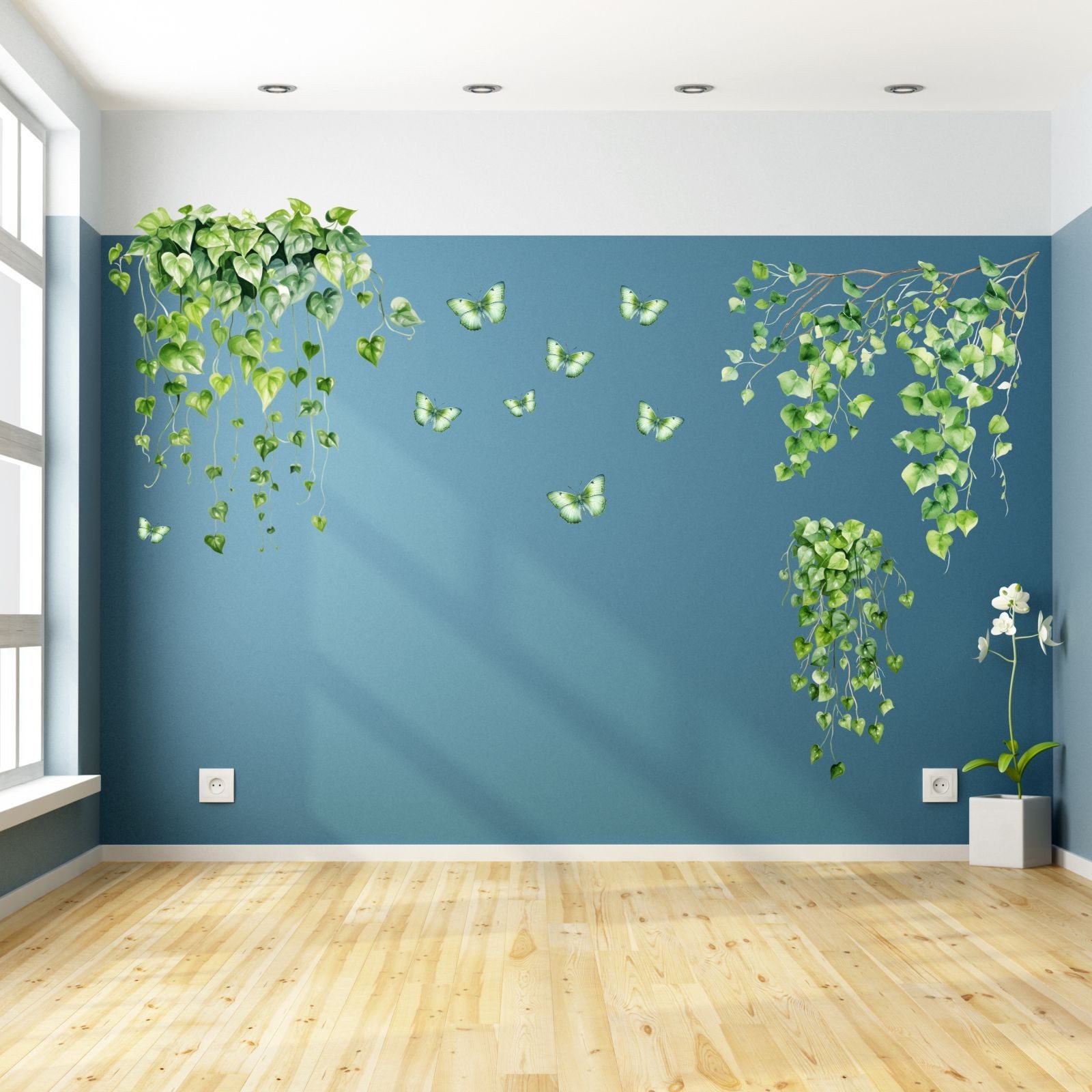 nikima Wandtattoo 260 Wandtattoo Efeu Ranken - Größe 750 x 420 mm (PVC-Foli günstig online kaufen