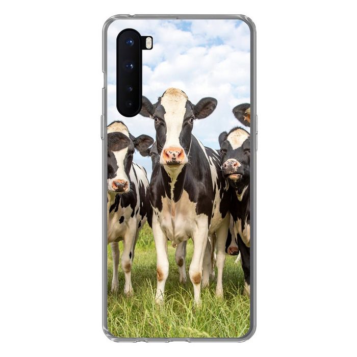 MuchoWow Handyhülle Kühe - Weide - Tiere - Natur - Gras Phone Case Handyhülle OnePlus Nord Silikon Schutzhülle