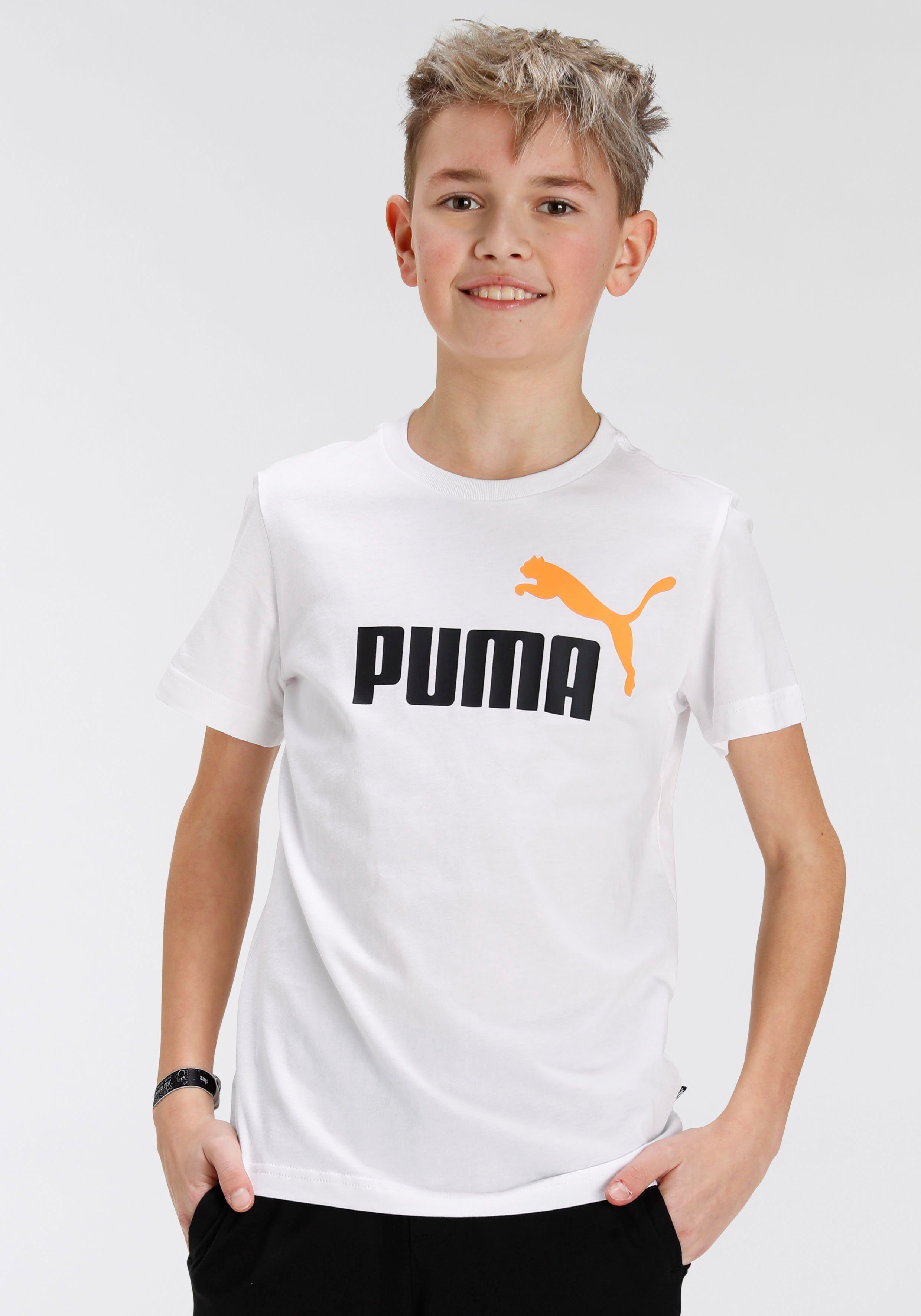 Kinder PUMA (2-tlg) SET JERSEY Jogginganzug für SHORT - weiß