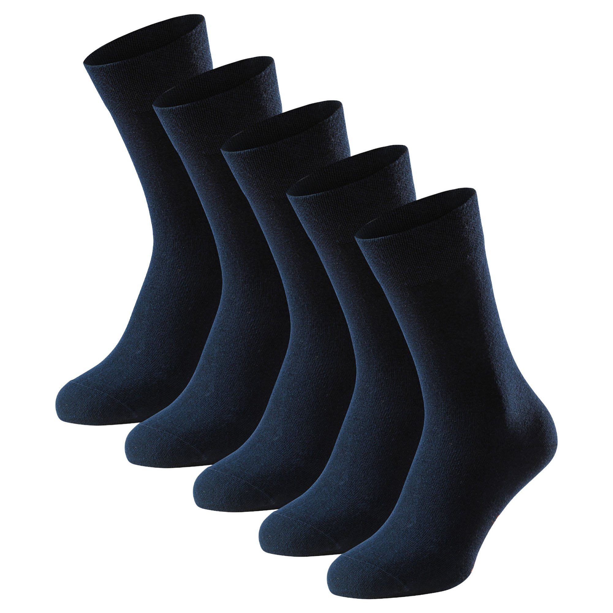 Kurzsocken Herren Socken 5er Pack Baumwolle Bluebird