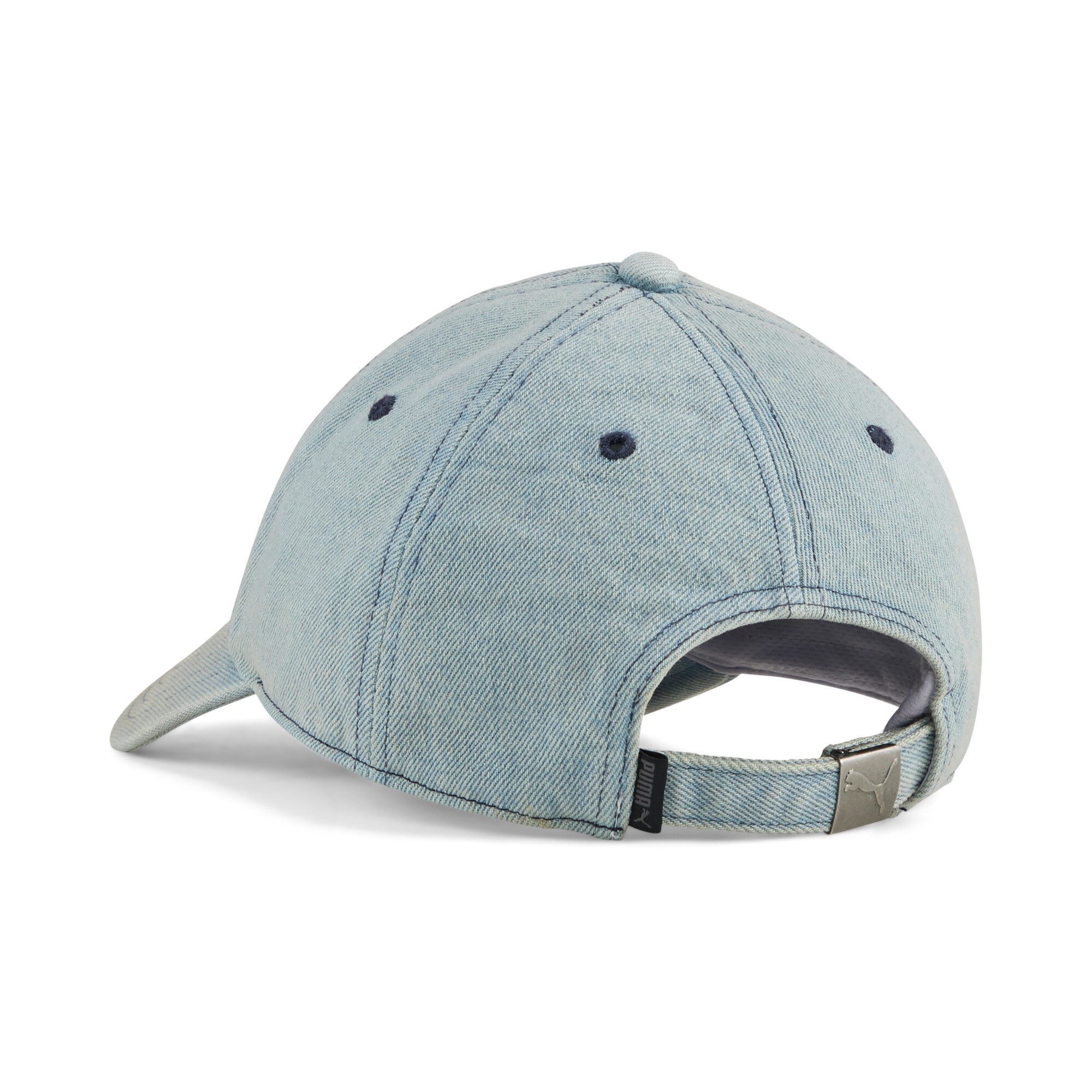 PUMA Baseball Cap WARDROBE ESS METAL DAD CAP lässiger Retro-Look, unstrukturierte Cap, lockere Passform