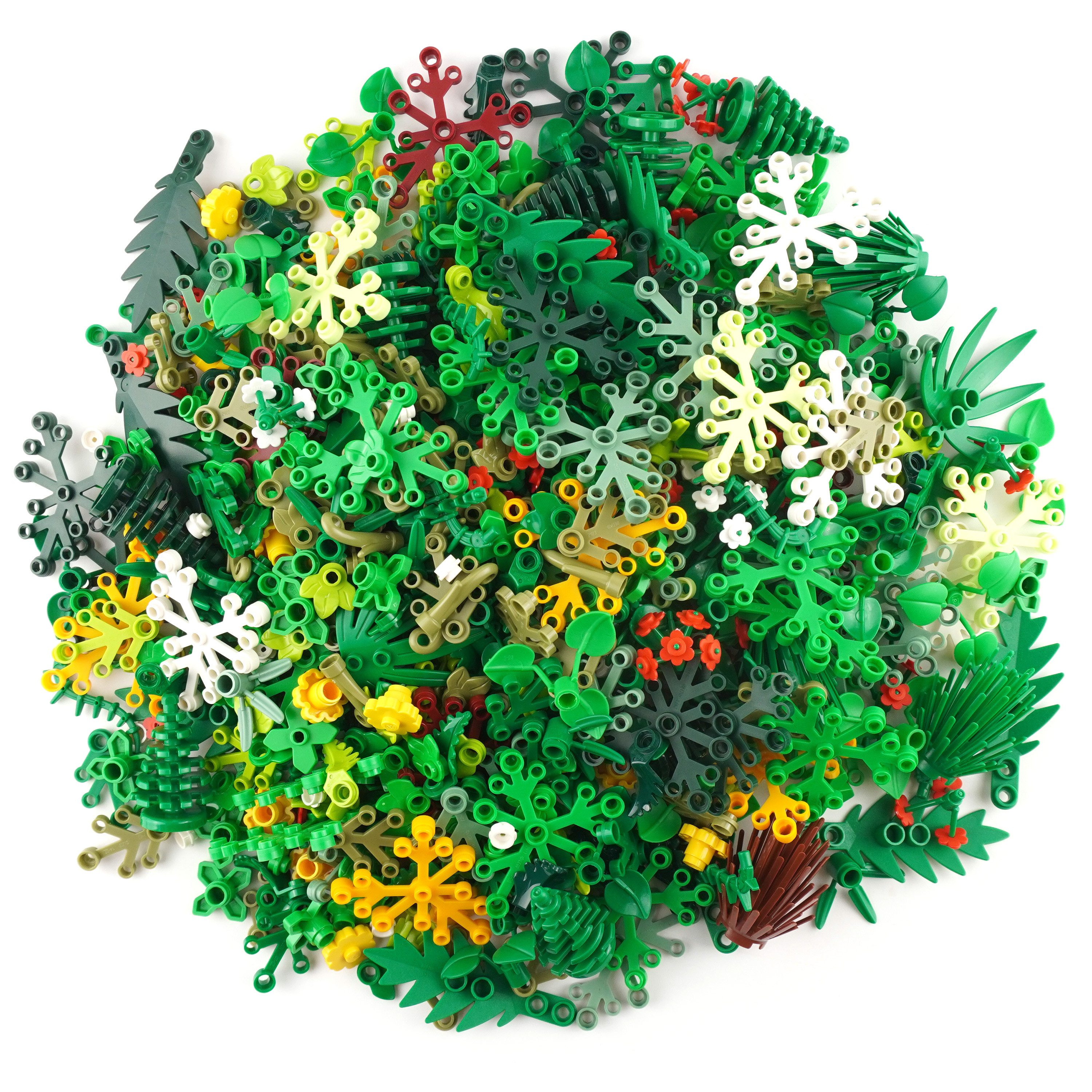 LEGO® Grünzeug Pflanzen Blätter Gemischt NEU! Menge 50x Spielbausteine