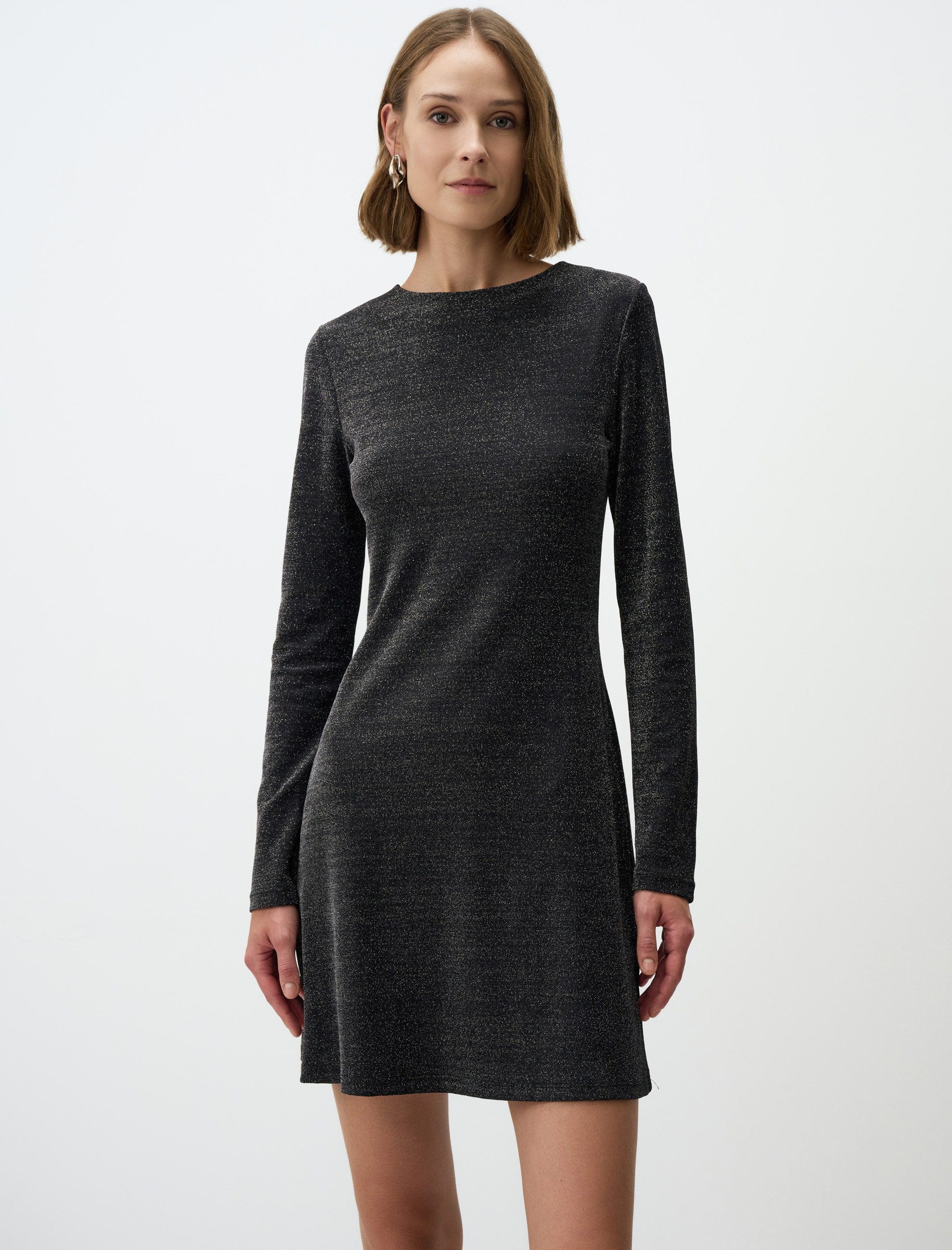 Jimmy Key Midikleid Schmal Geschnittenes Mini-Strickkleid günstig online kaufen