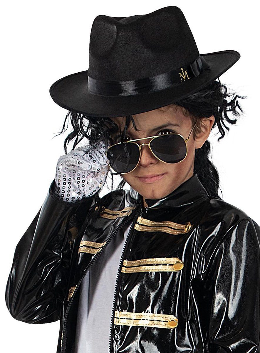 Metamorph Michael Jackson Costume – Accessory Set for Children, Essential Items for Every Michael Jackson Impersonator
