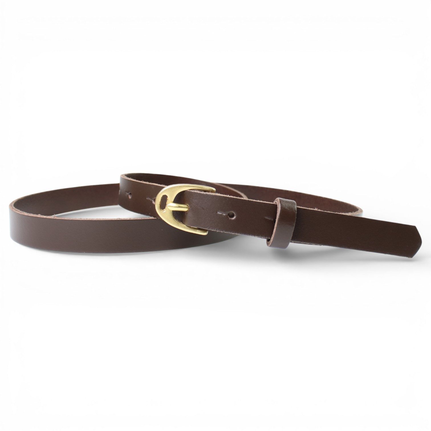 Taillengürtel Damen Rindleder schmal