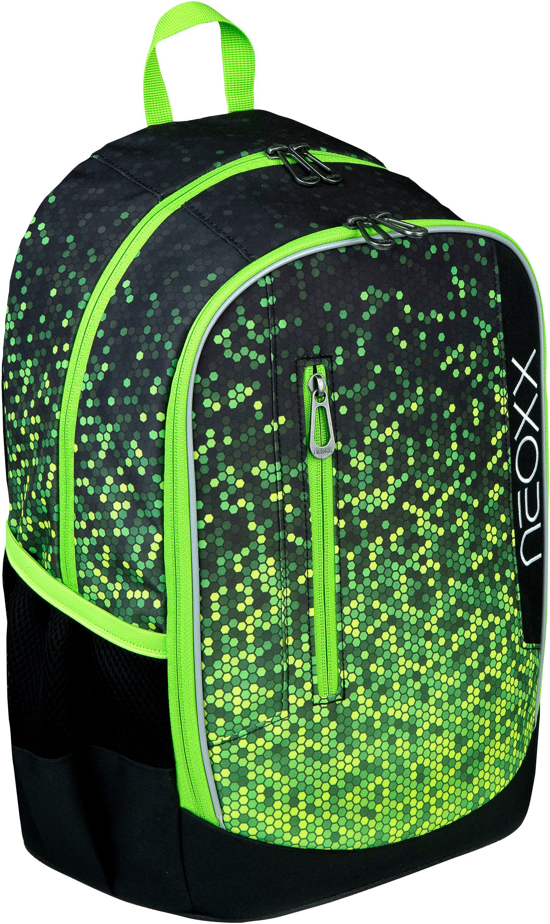 neoxx Schulrucksack Flow, Pixel in my günstig online kaufen