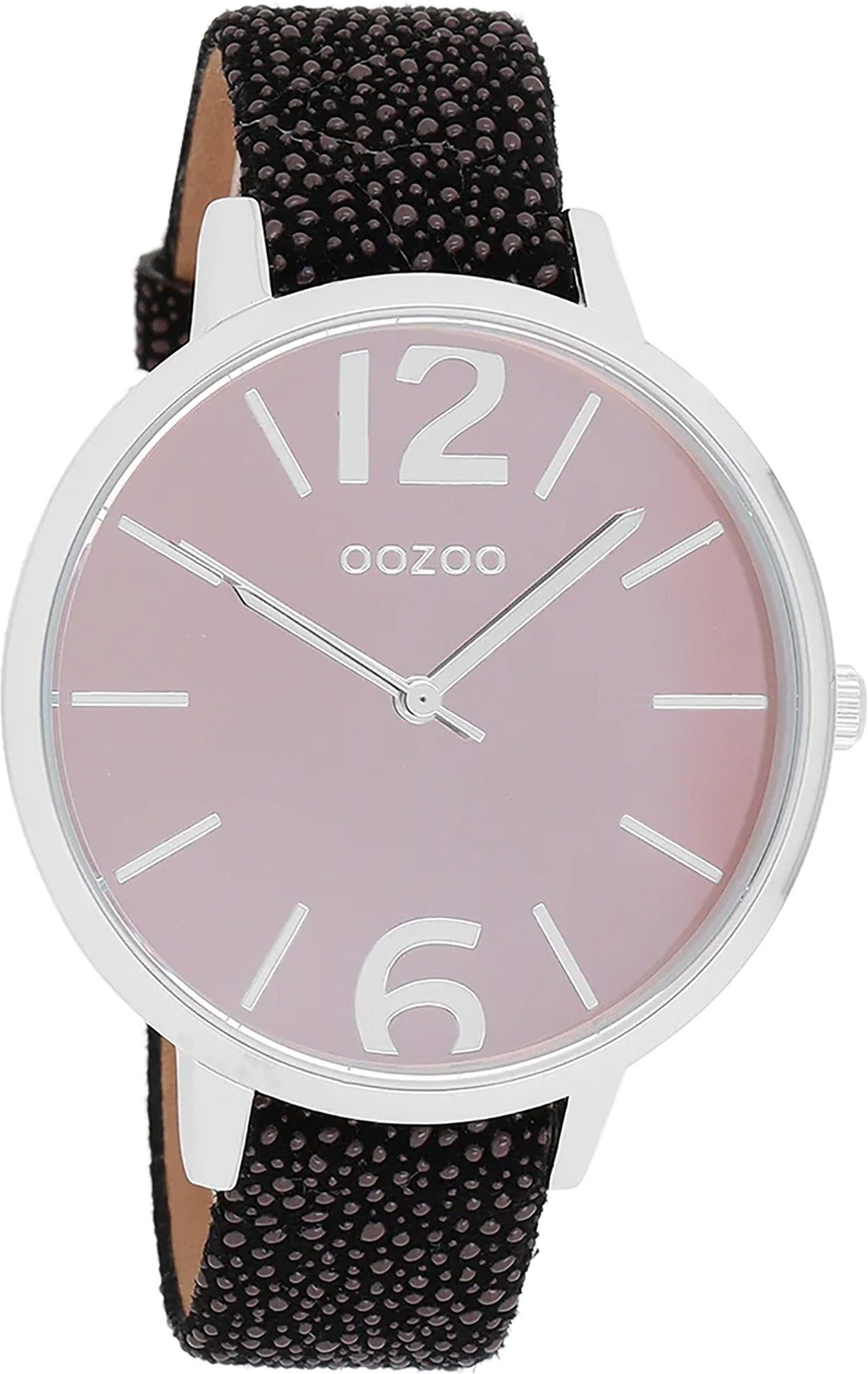 Quarzuhr Oozoo Damen Armbanduhr lila Analog