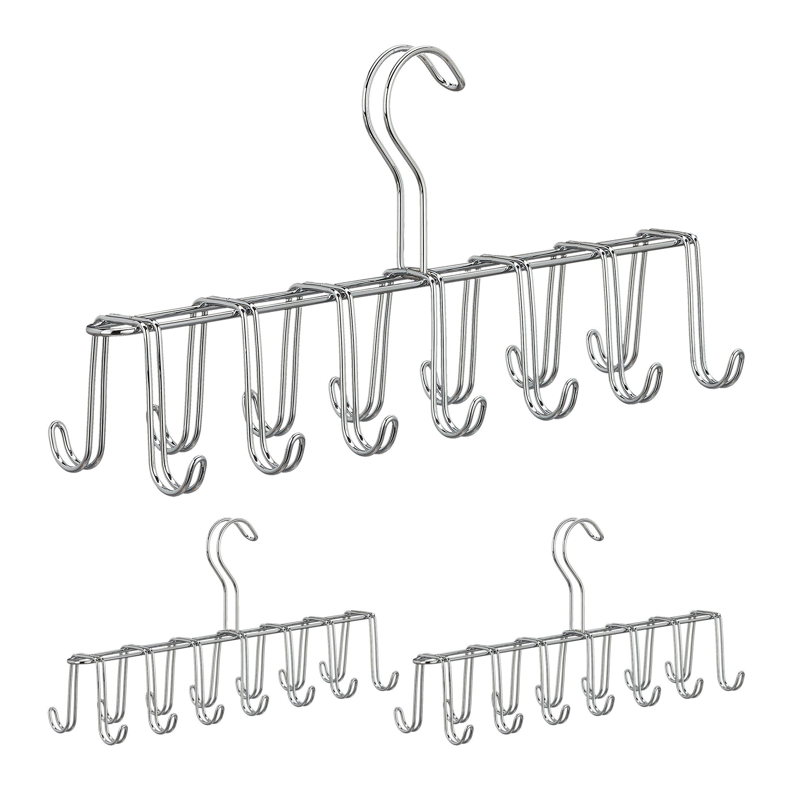 Gürtelhalter 3 x Gürtelhalter Metall silber