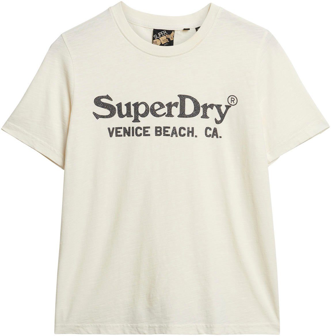 Superdry T-Shirt METALLIC VENUE RELAXED TEE