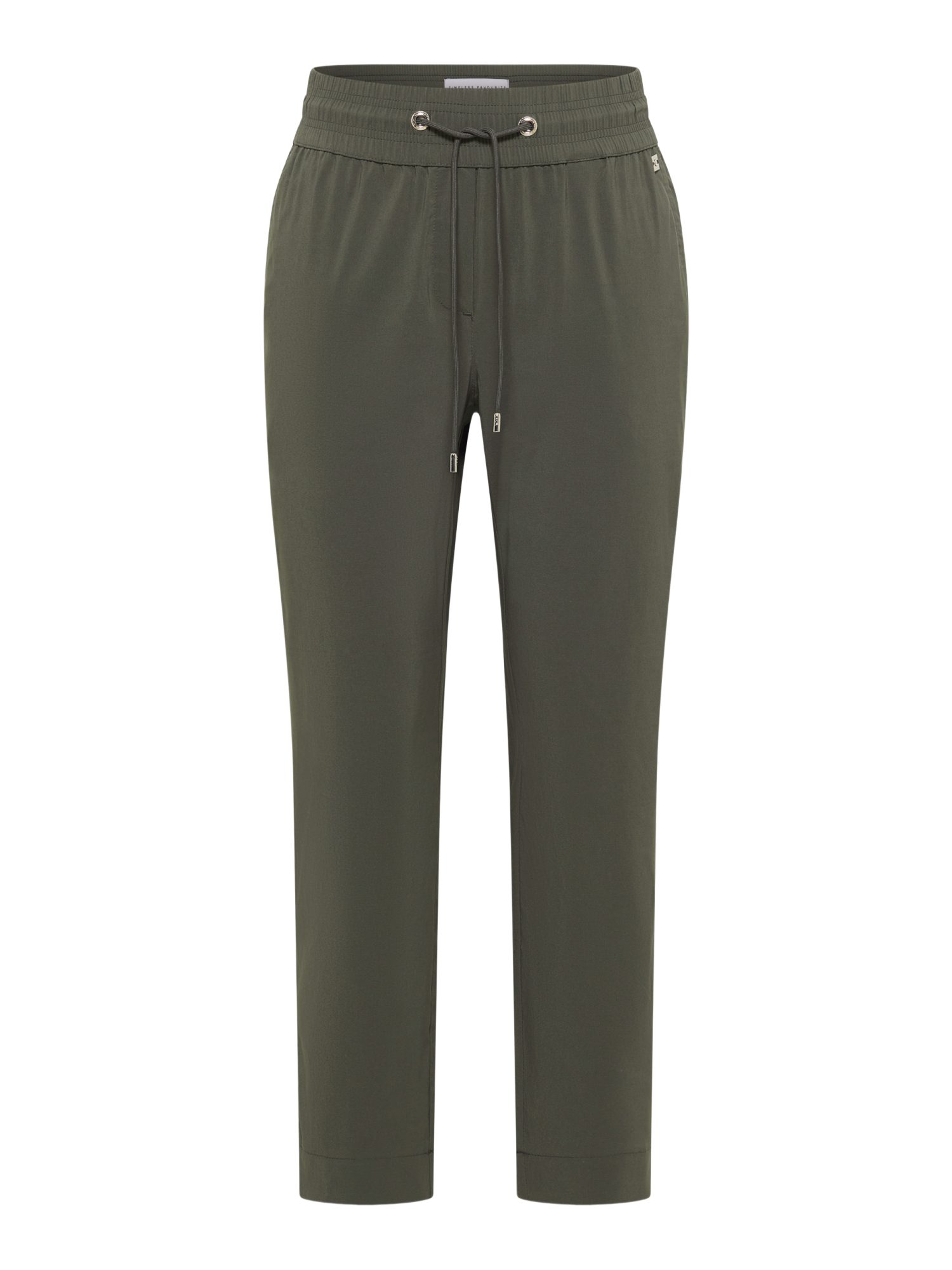 CECIL Stoffhose grün, Casual, Baumwolle, Unifarben, Regular Fit, Mittel