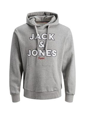 Jack & Jones Kapuzensweatjacke JORMASTUL SWEAT HOOD light grey