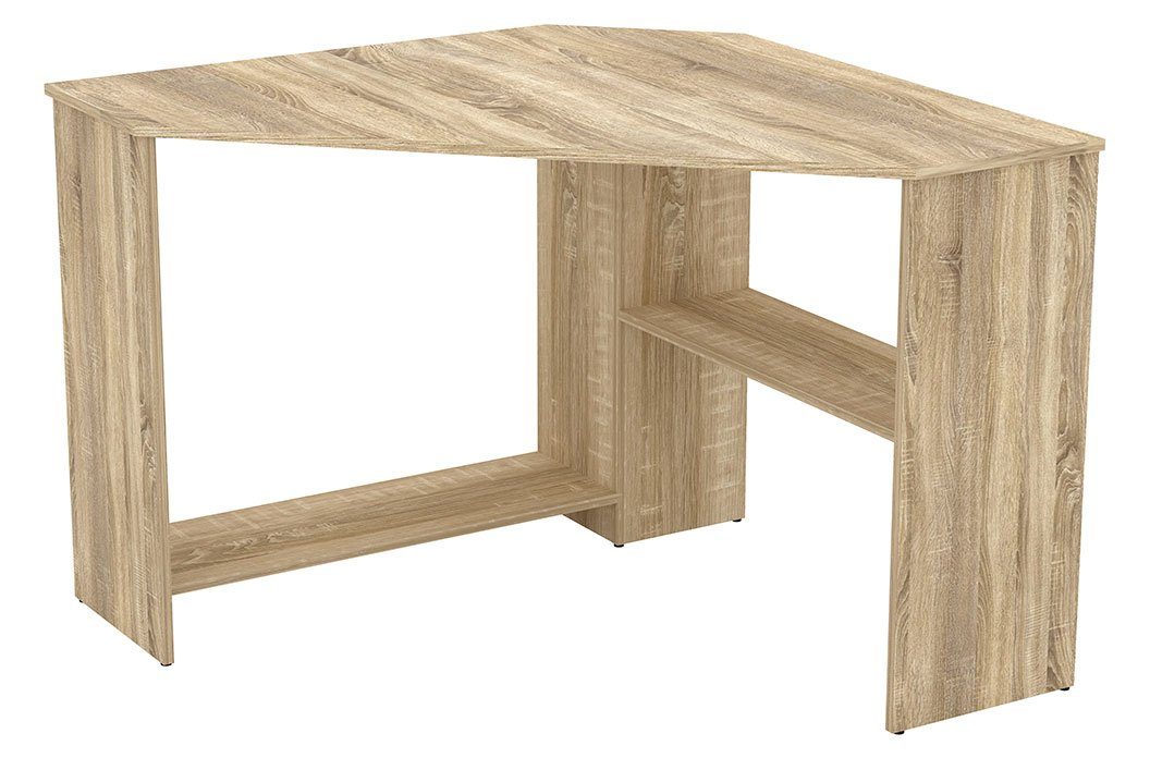 Helvetia Eckschreibtisch Rabat (Rabat), 80x80x73cm Sonoma Eiche