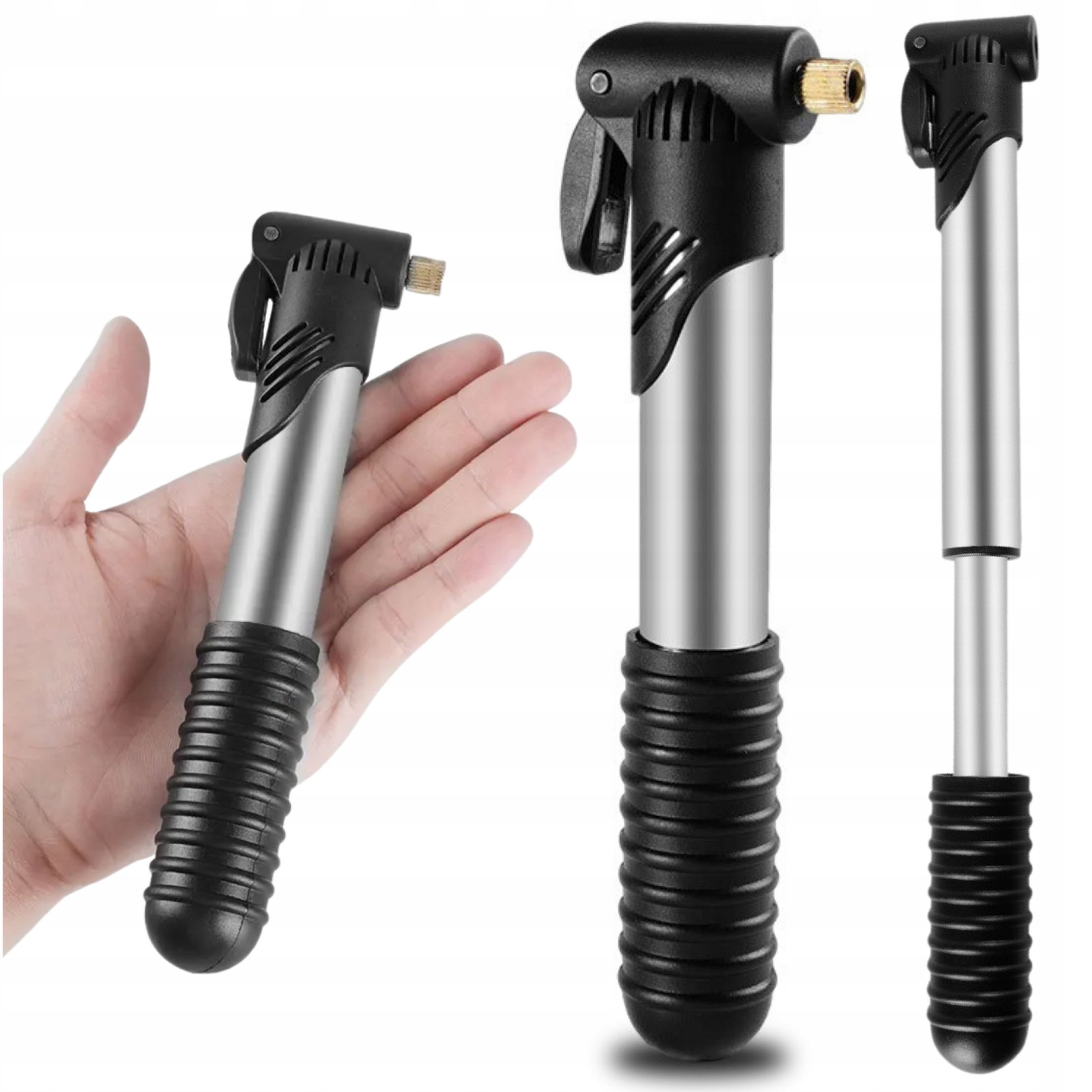 Fahrradpumpe Mini Fahrradpumpe Teleskop Handpumpe Universal Luftpumpe 20 cm