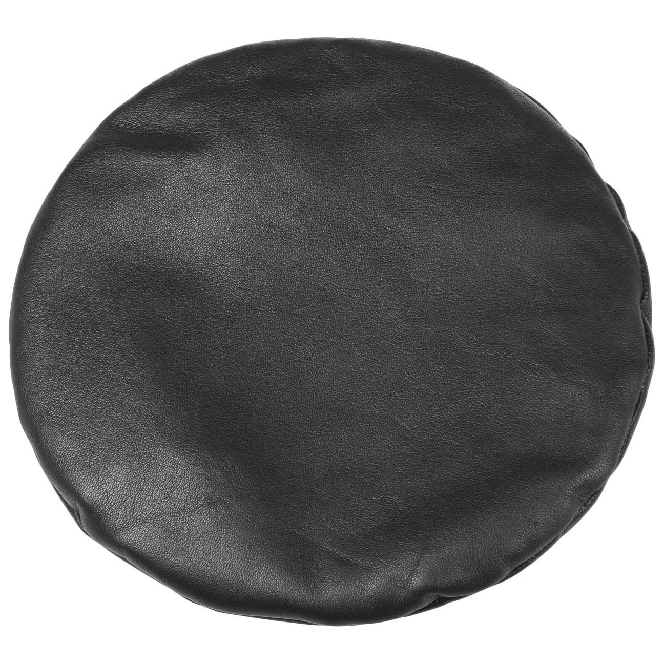 Lierys Baskenmütze mit in Italy (1-St) Made schwarz Futter, Winterbaske