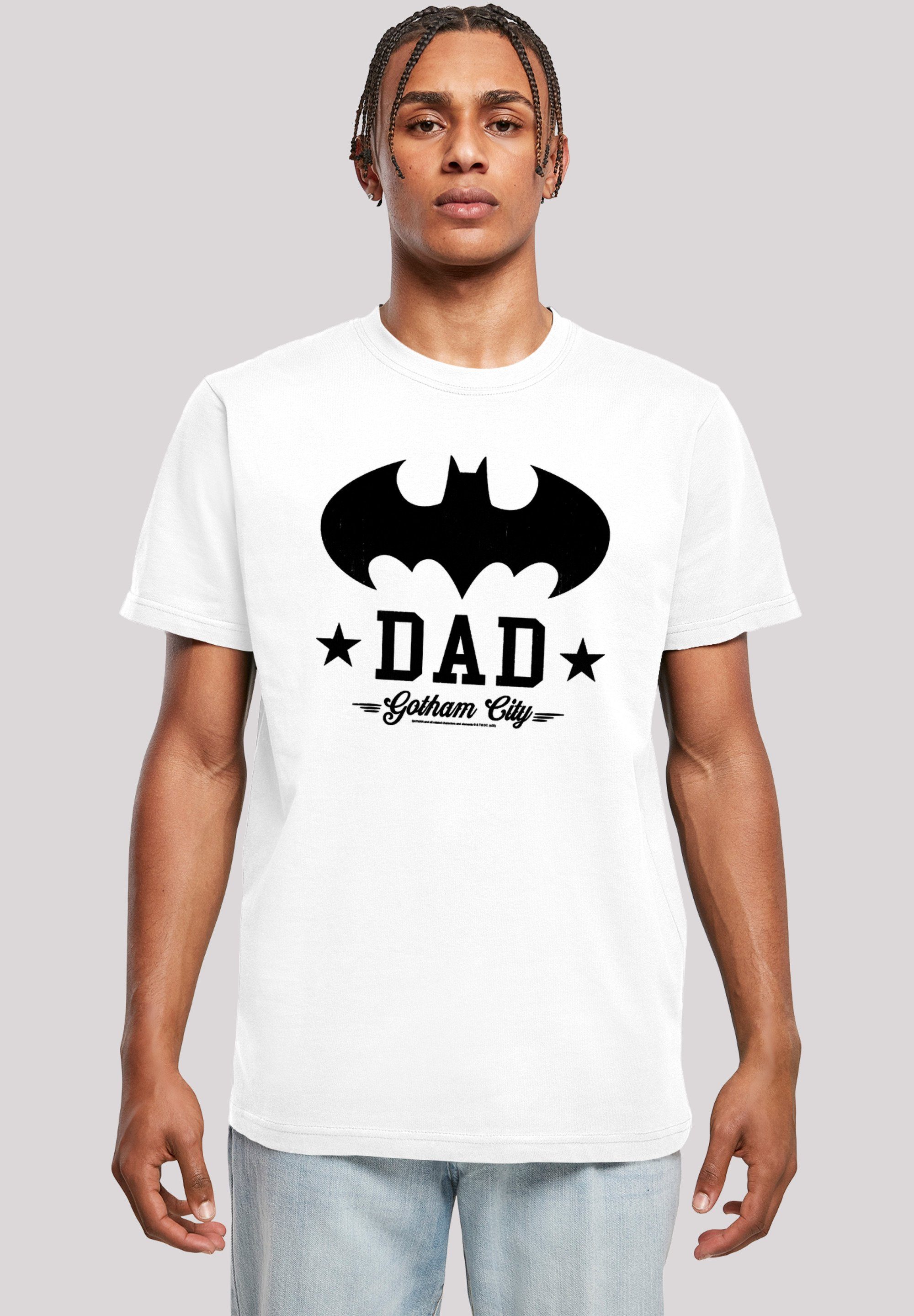 Comics Batman F4NT4STIC Long DC T-Shirt Sleeved Print Bat Dad