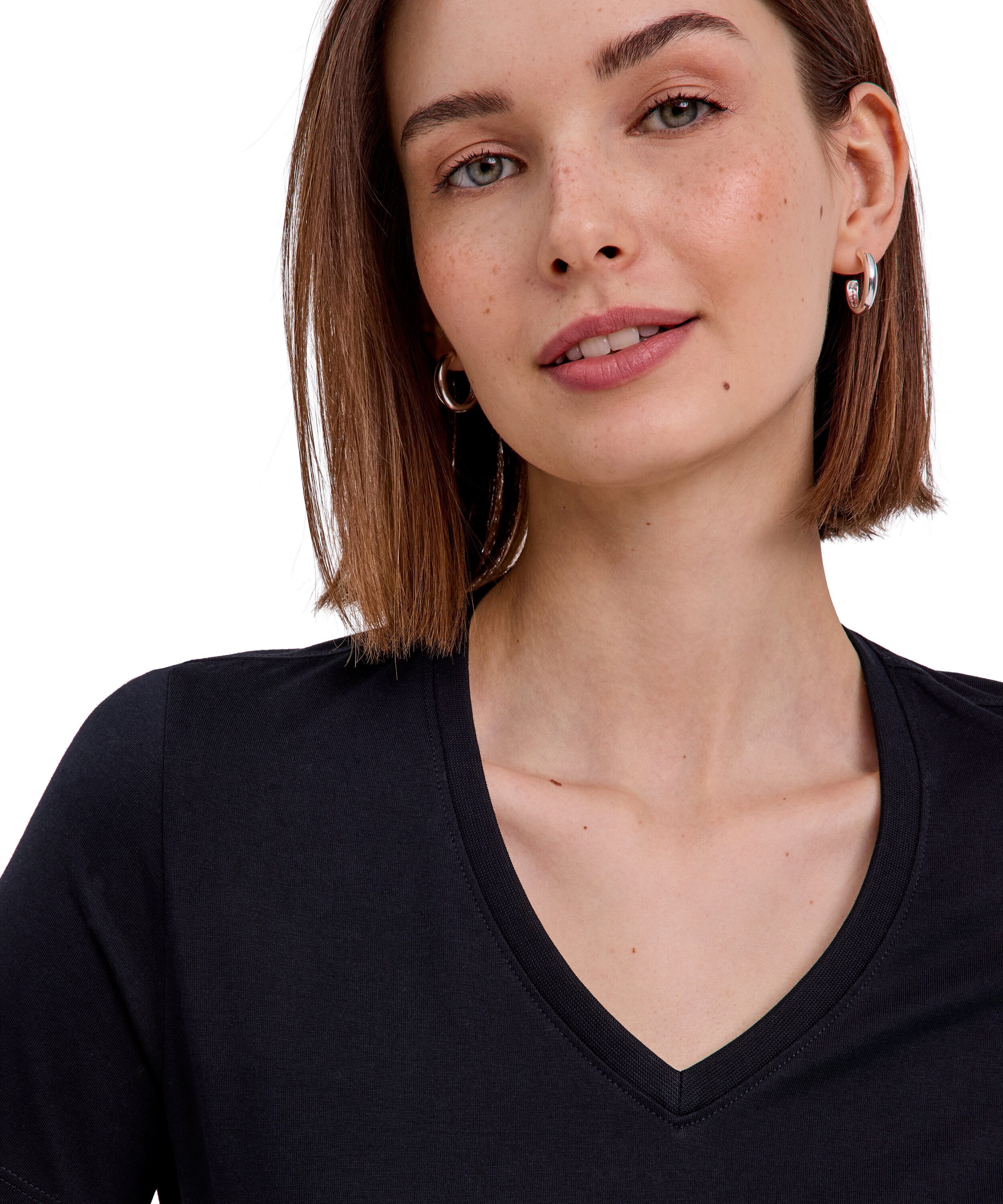 FALKE T-Shirt T-Shirt aus reiner Baumwolle (1-tlg., 1) aus reiner Baumwolle