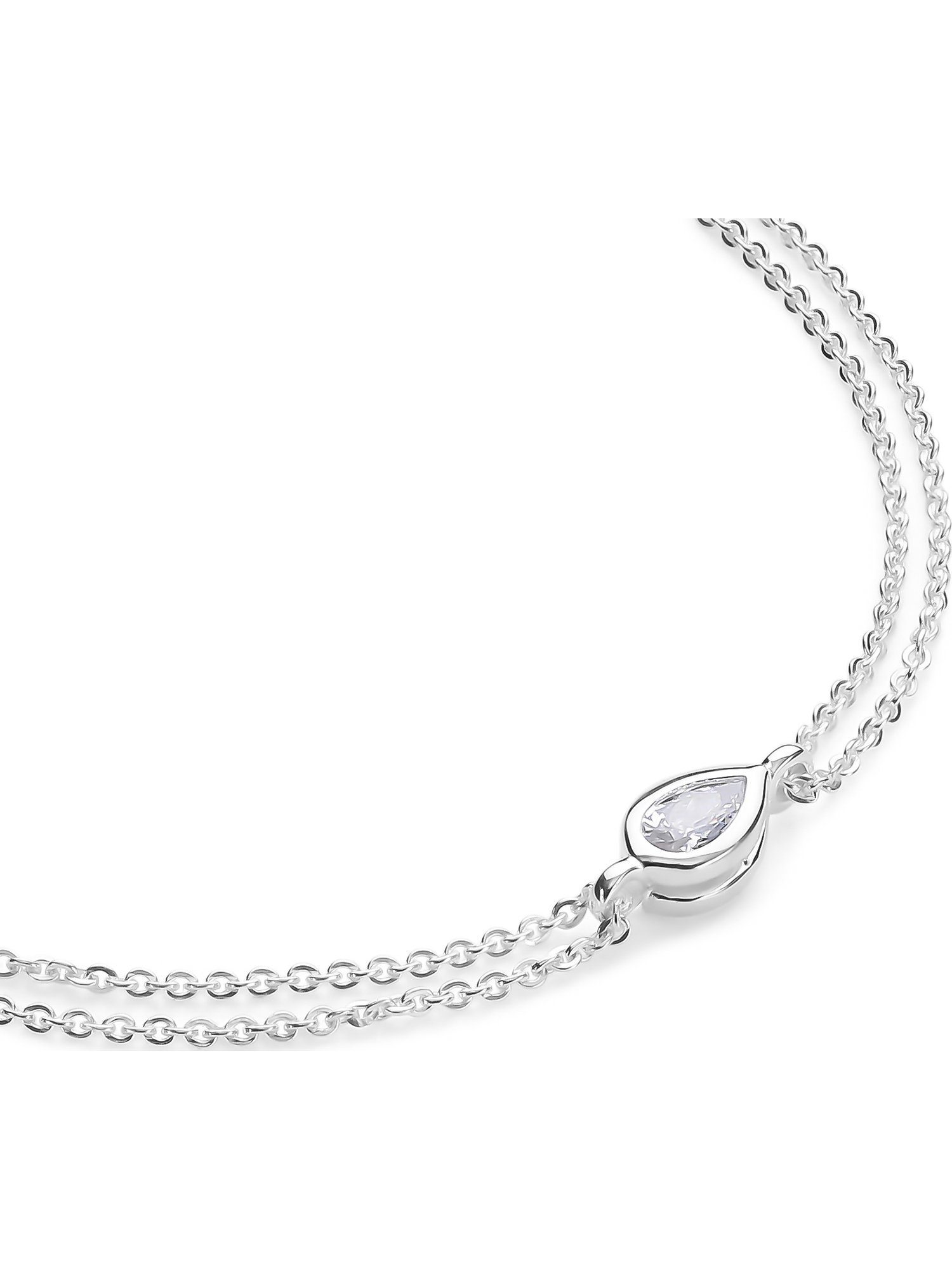 1 FAVS Damen-Armband Silber 925er Zirkonia Silberarmband FAVS