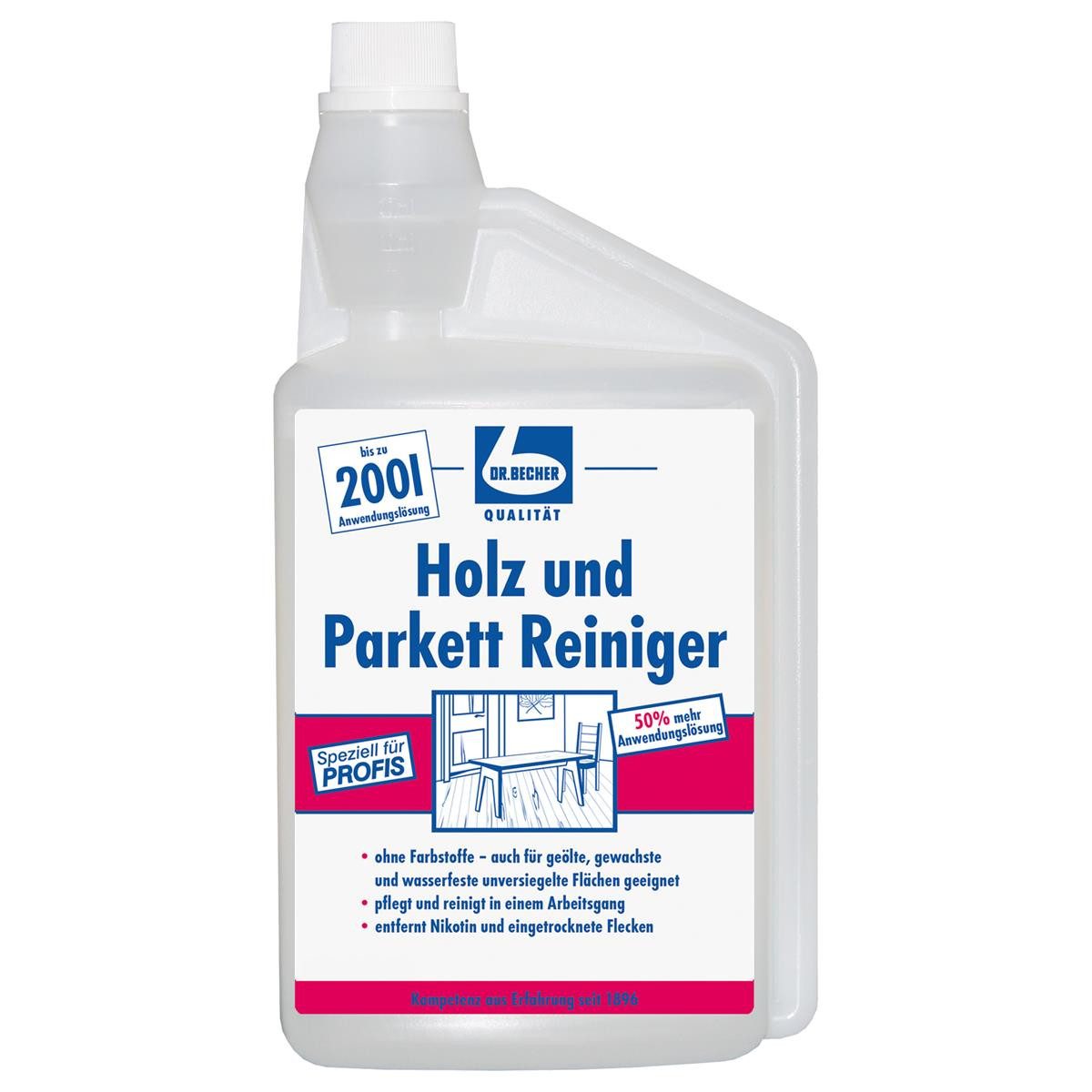Dr. Becher Dr. Becher Holz und Parkett Reiniger 1L (1er Pack) Fussbodenreiniger