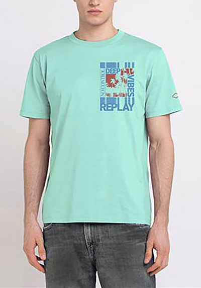 Replay Print-Shirt mit Print auf der Brust