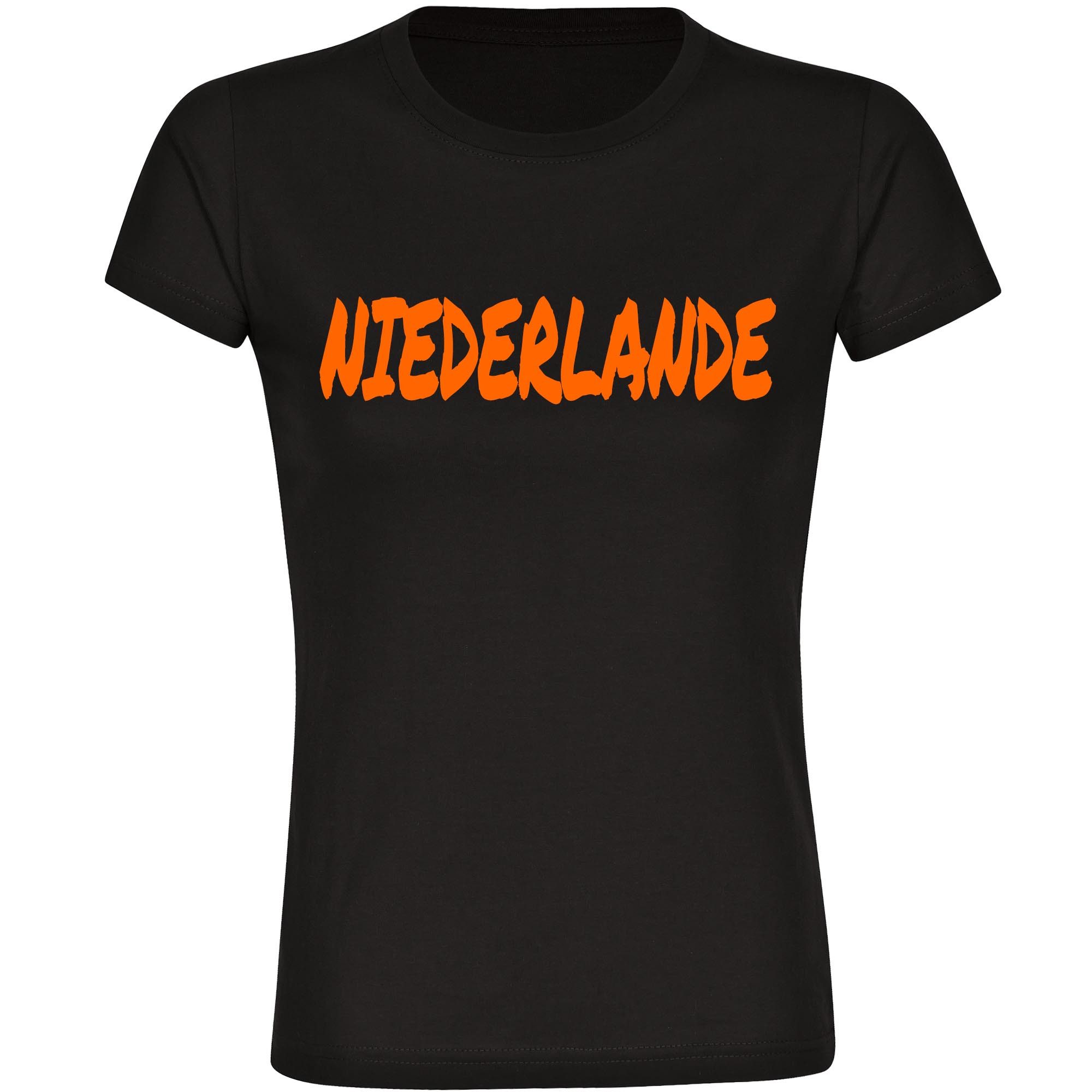 multifanshop T-Shirt Damen Niederlande - Textmarker - Frauen