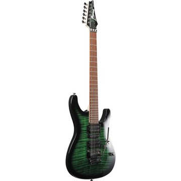 Ibanez E-Gitarre, E-Gitarren, Ibanez Modelle, Kiko Loureiro KIKOSP3-TEB Transparent Emerald Burst - E-Gitarre
