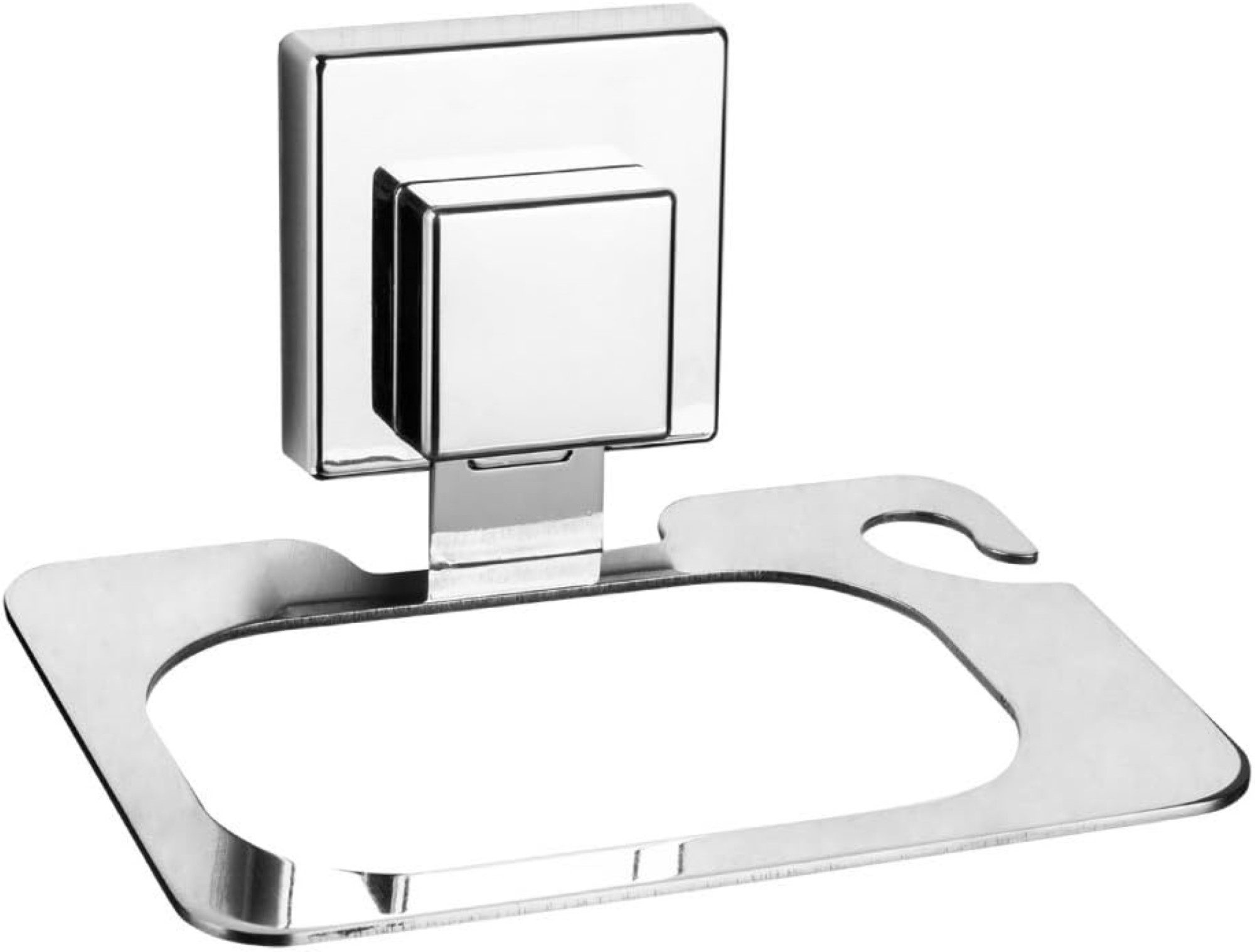 Smartloc Haartrocknerhalter Föhnhalter für Bad - Bohrfrei und praktisch Haartrocknerhalterung, (Haartrockner/Fönhalterung-Set, 2-tlg., Fönhalter-Set, Starker Halt ohne Bohren: Patentiertes Vakuumsystem)