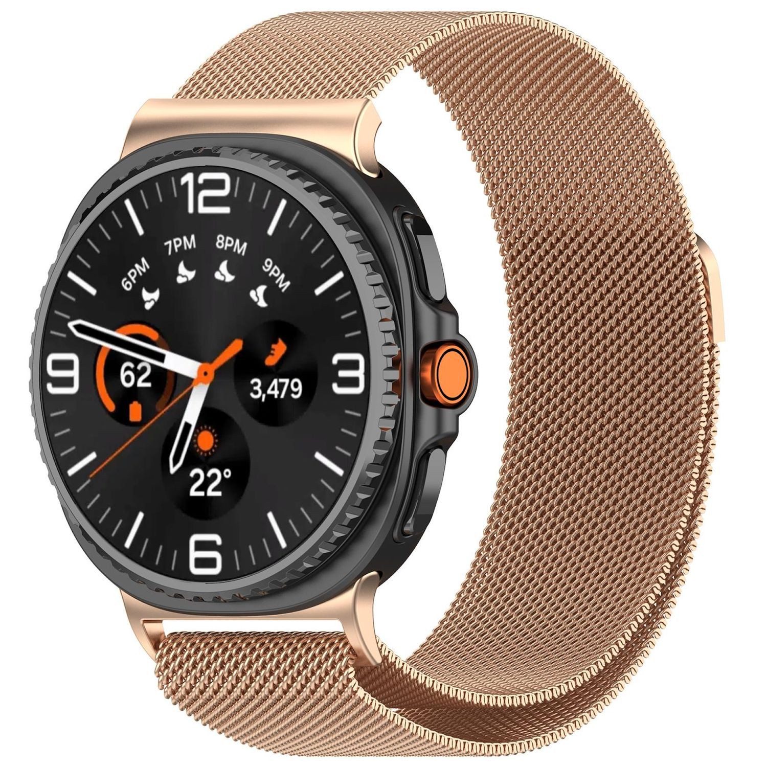 Wigento Smartwatch-Armband Für Samsung Galaxy Watch 8 / 8 Classic Milan Mag günstig online kaufen
