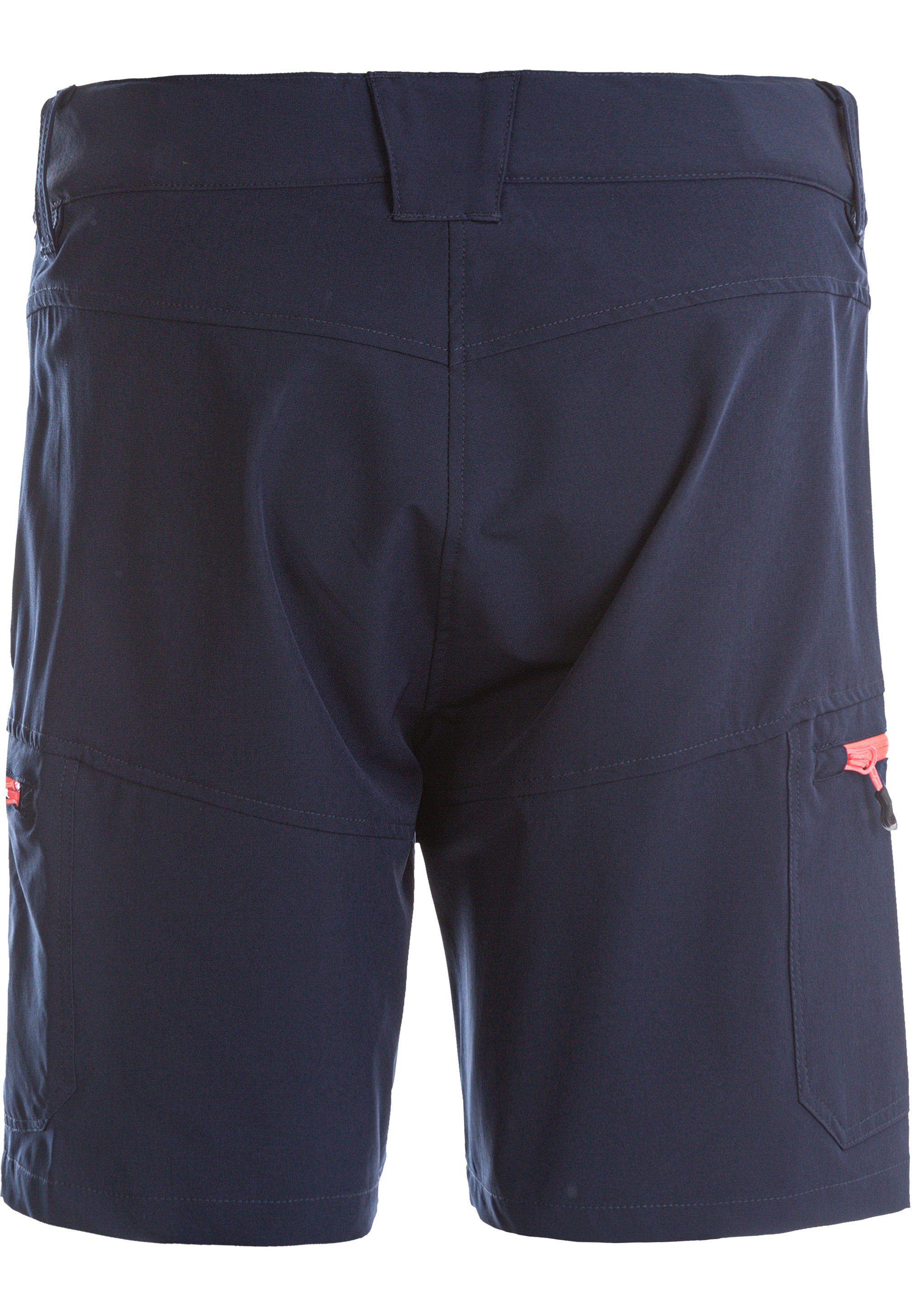 Shorts dunkelblau trocknendem schnell Funktionsstretch Lona WHISTLER aus