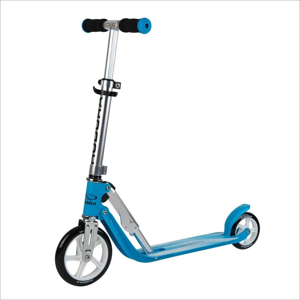 Hudora Cityroller Little BigWheel, Scooter Roller Kinder Lenker verstellbar  blau