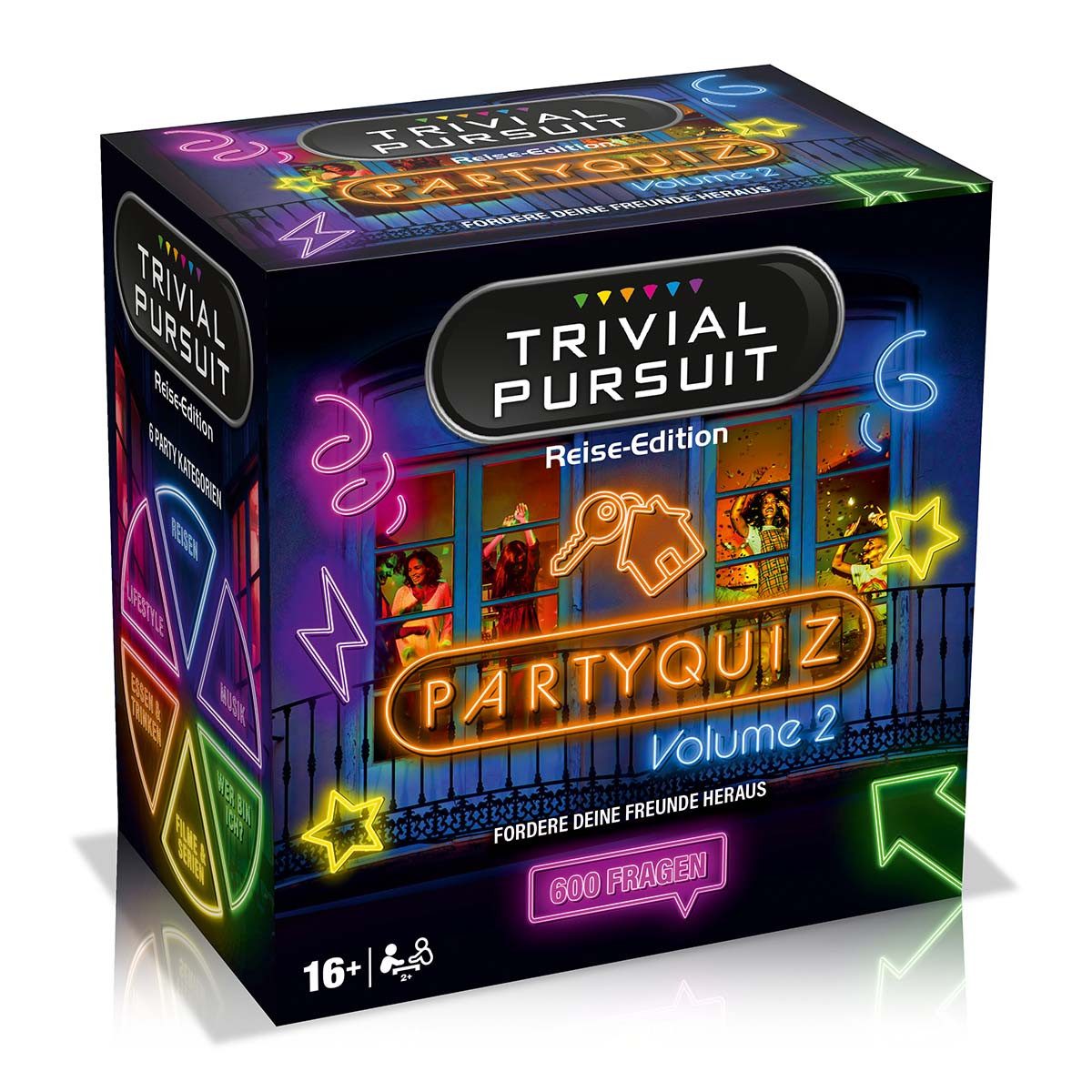 Winning Moves Spiel Тривиальное преследование Partyquiz Vol 2 deutsch, Wissenspiel
